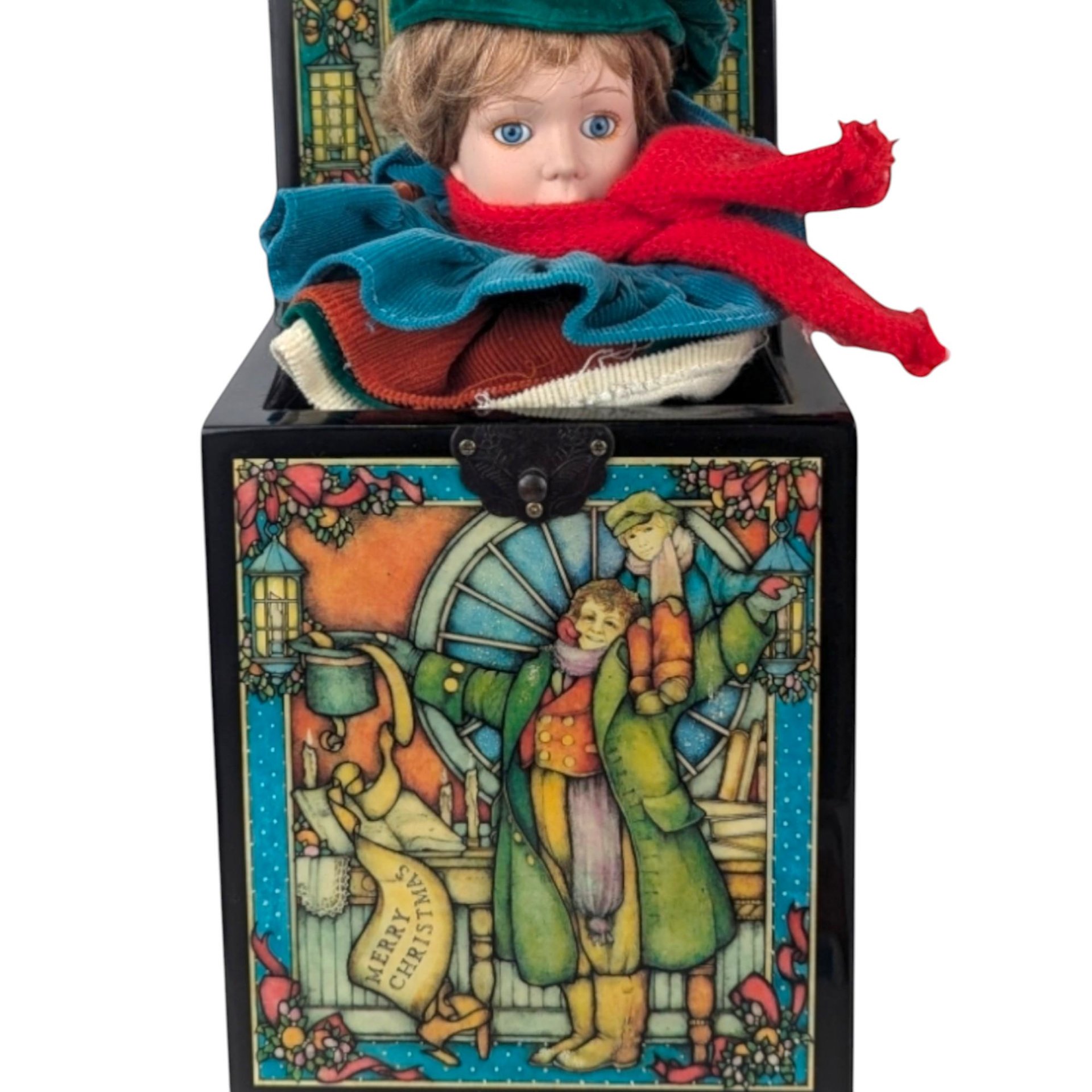 Enesco Tiny Tim Music Box: "We Wish You a Merry Christmas" - Limited Edition