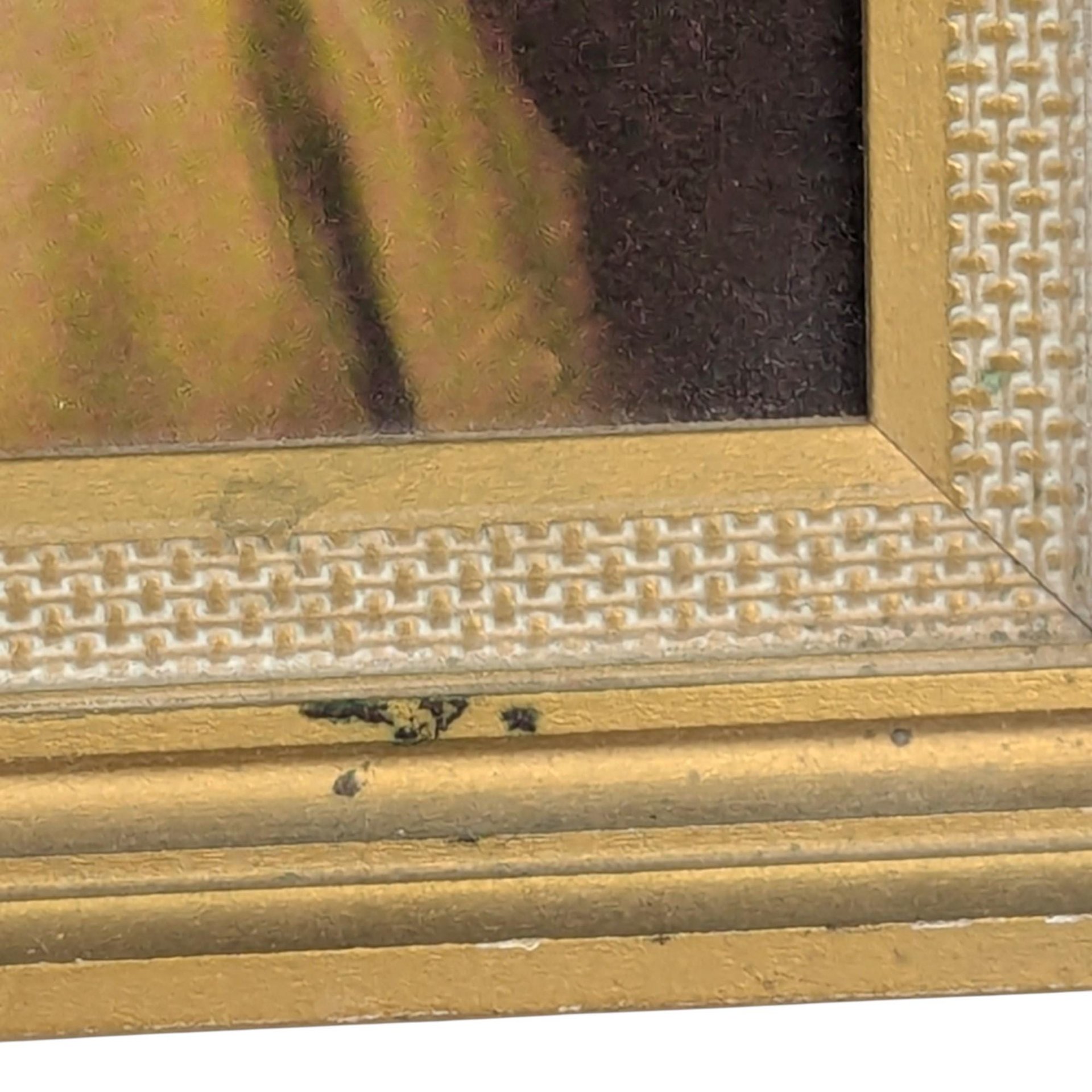 Vintage Warner Sallman "Head of Christ" Print: Kriebel & Bates Lithograph