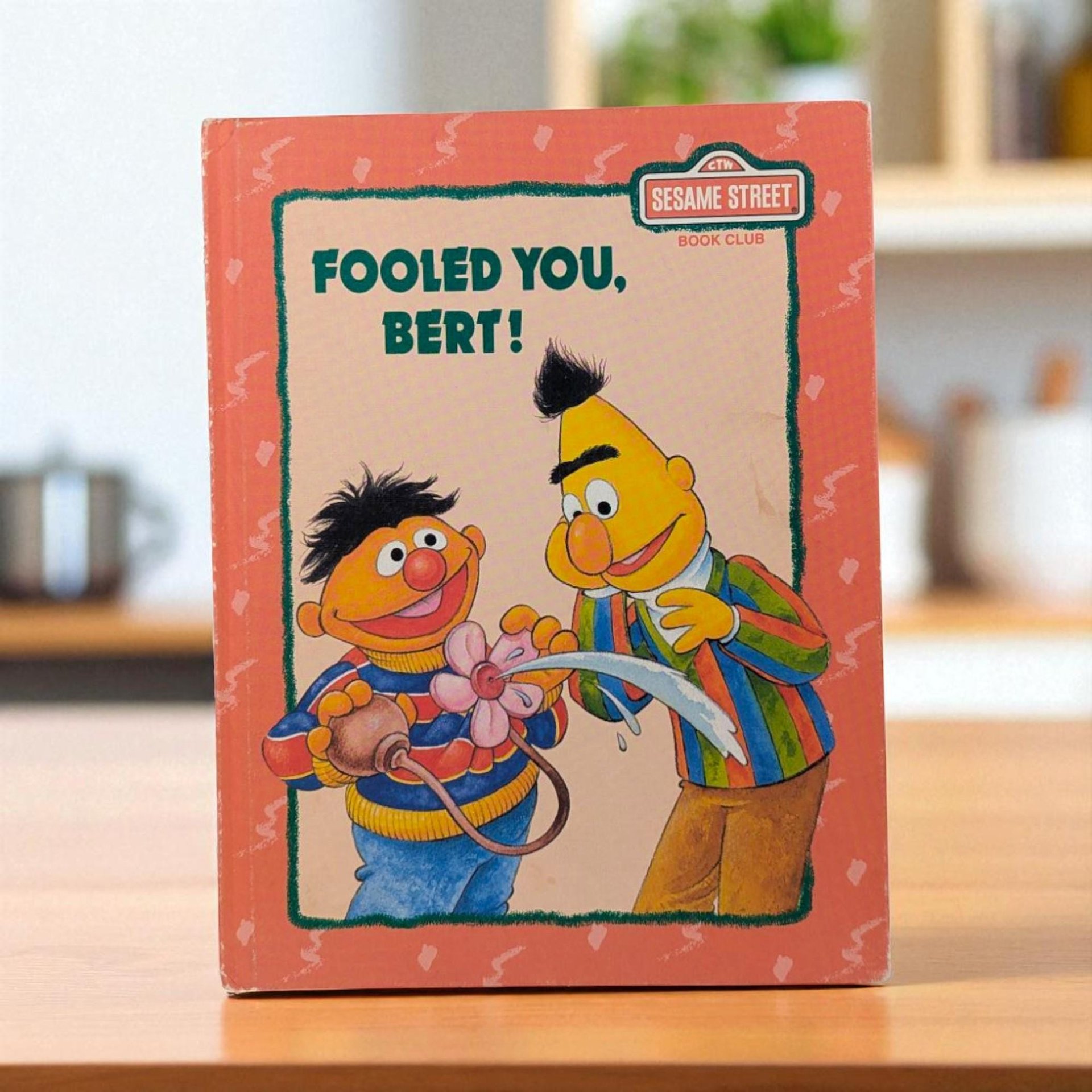 1992 Sesame Street Fooled You Bert! Hardcover Book, Bert and Ernie Story, Children's Book Gift