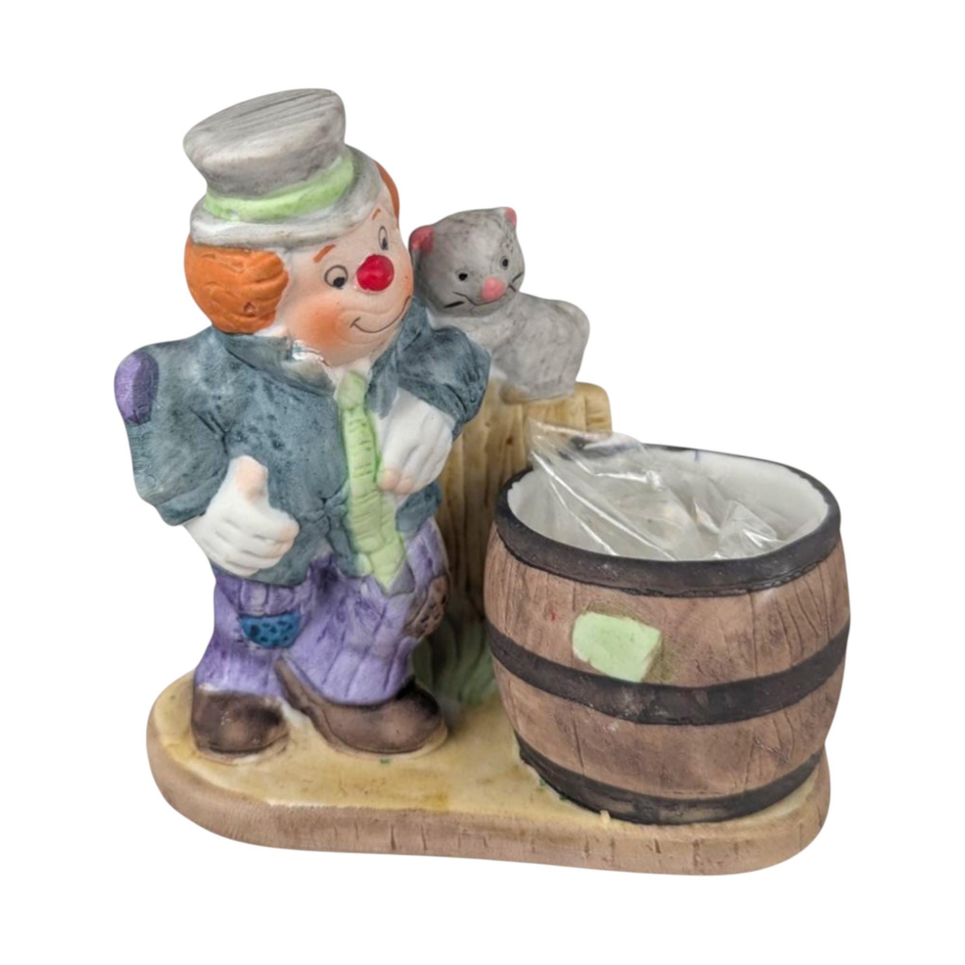 Vintage Hobo Luvkins Candle Holder Set, Ceramic Figurines, Whimsical Hobo Art, Collectible Candle Holders, Unique Home Decor, Set of 6