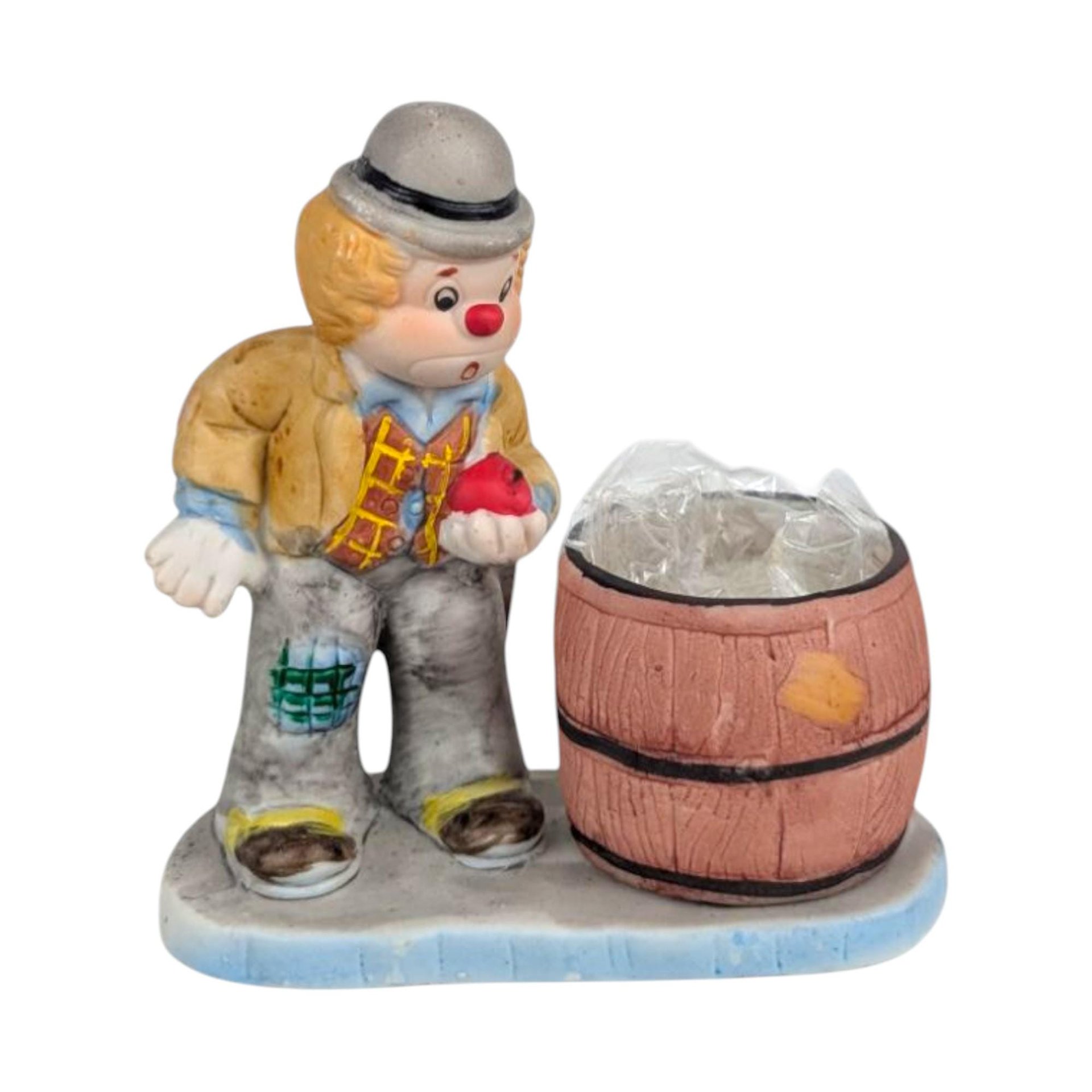 Vintage Hobo Luvkins Candle Holder Set, Ceramic Figurines, Whimsical Hobo Art, Collectible Candle Holders, Unique Home Decor, Set of 6