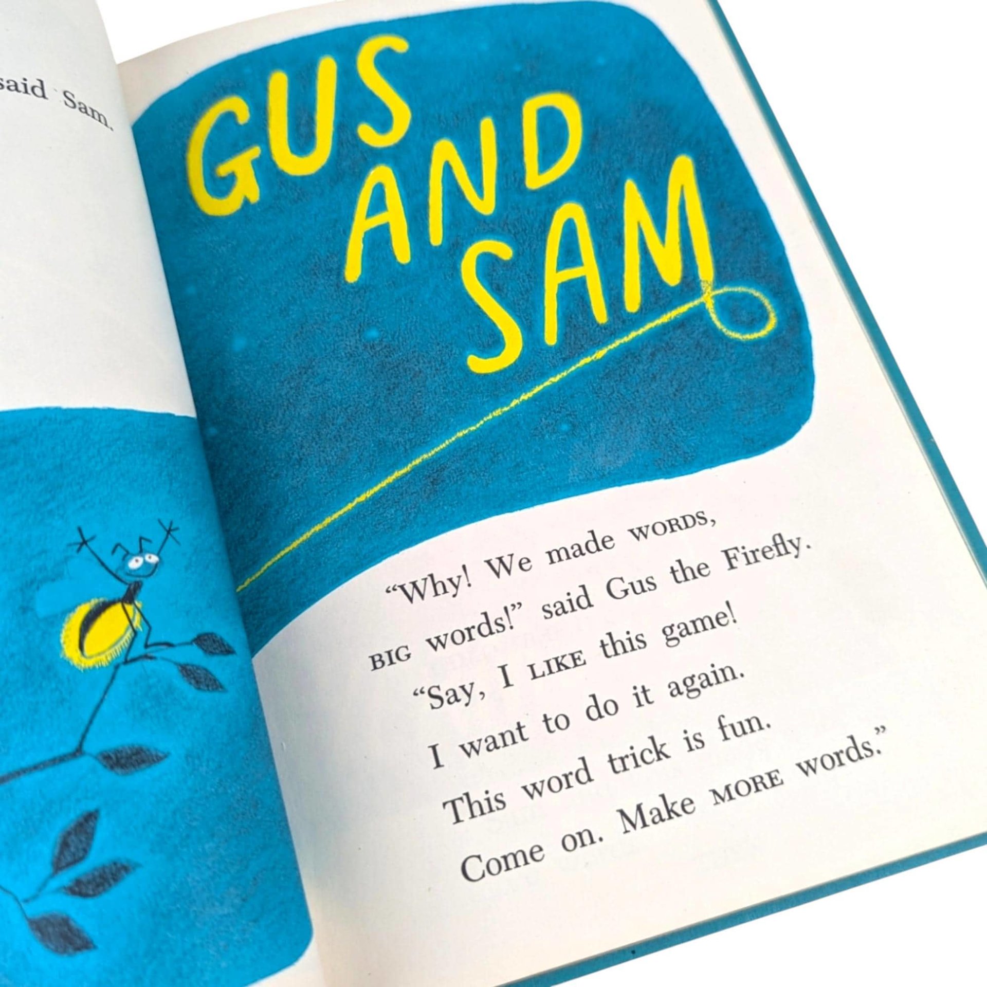 Vintage 1958 P.D. Eastman "Sam and the Firefly": Beginner Books Early Reader Book