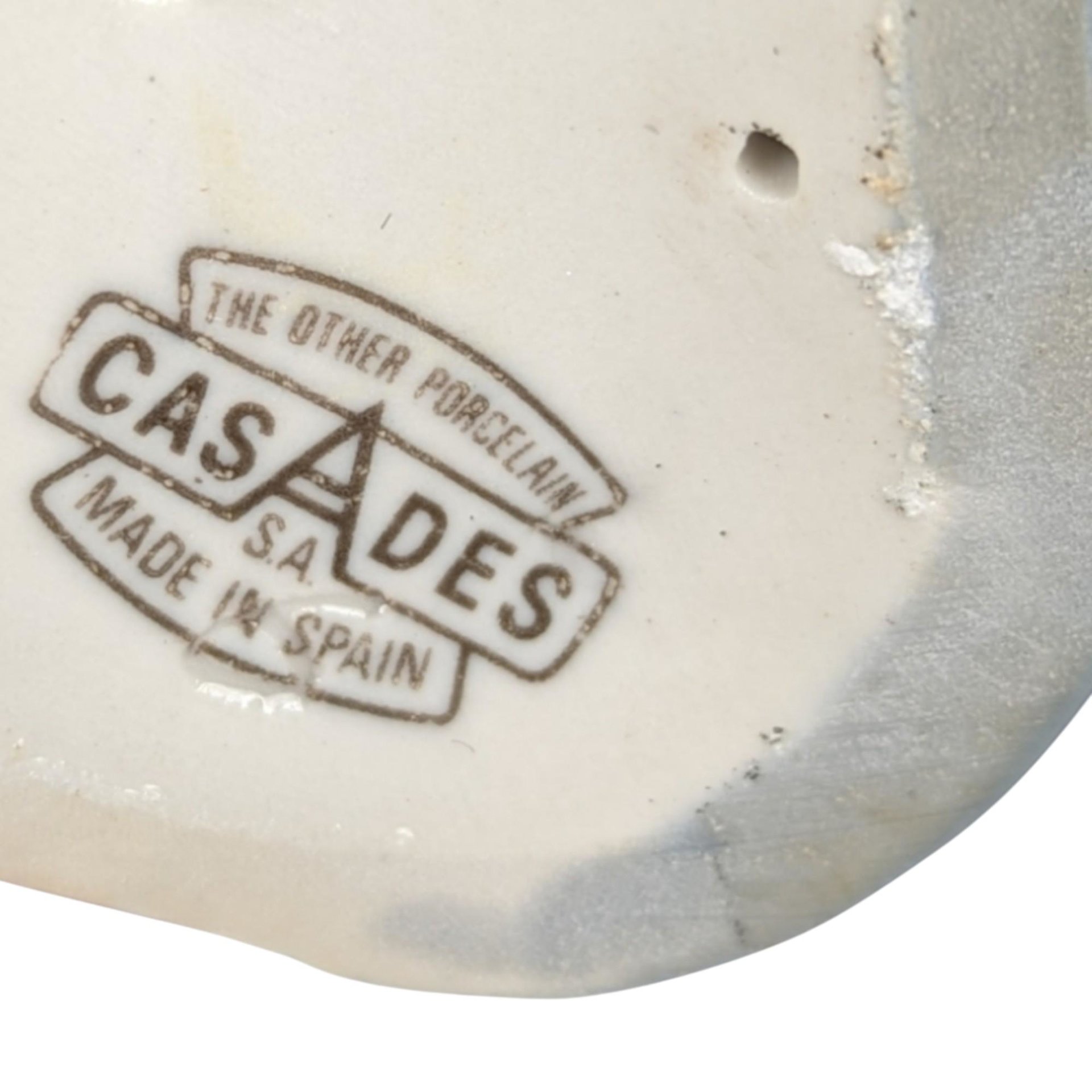 Vintage Cascades Porcelain Clown Figurine: Sad Clown Statue, Made in Spain