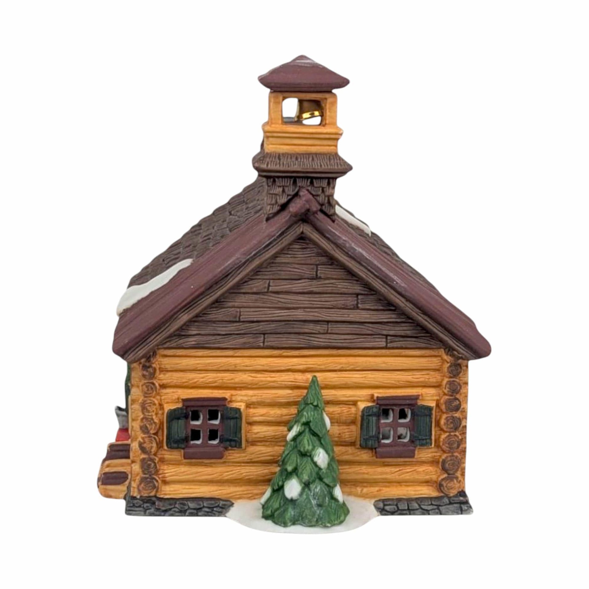 Dept 56 Sleepy Hollow School: 1990 New England Village Lighted Porcelain House