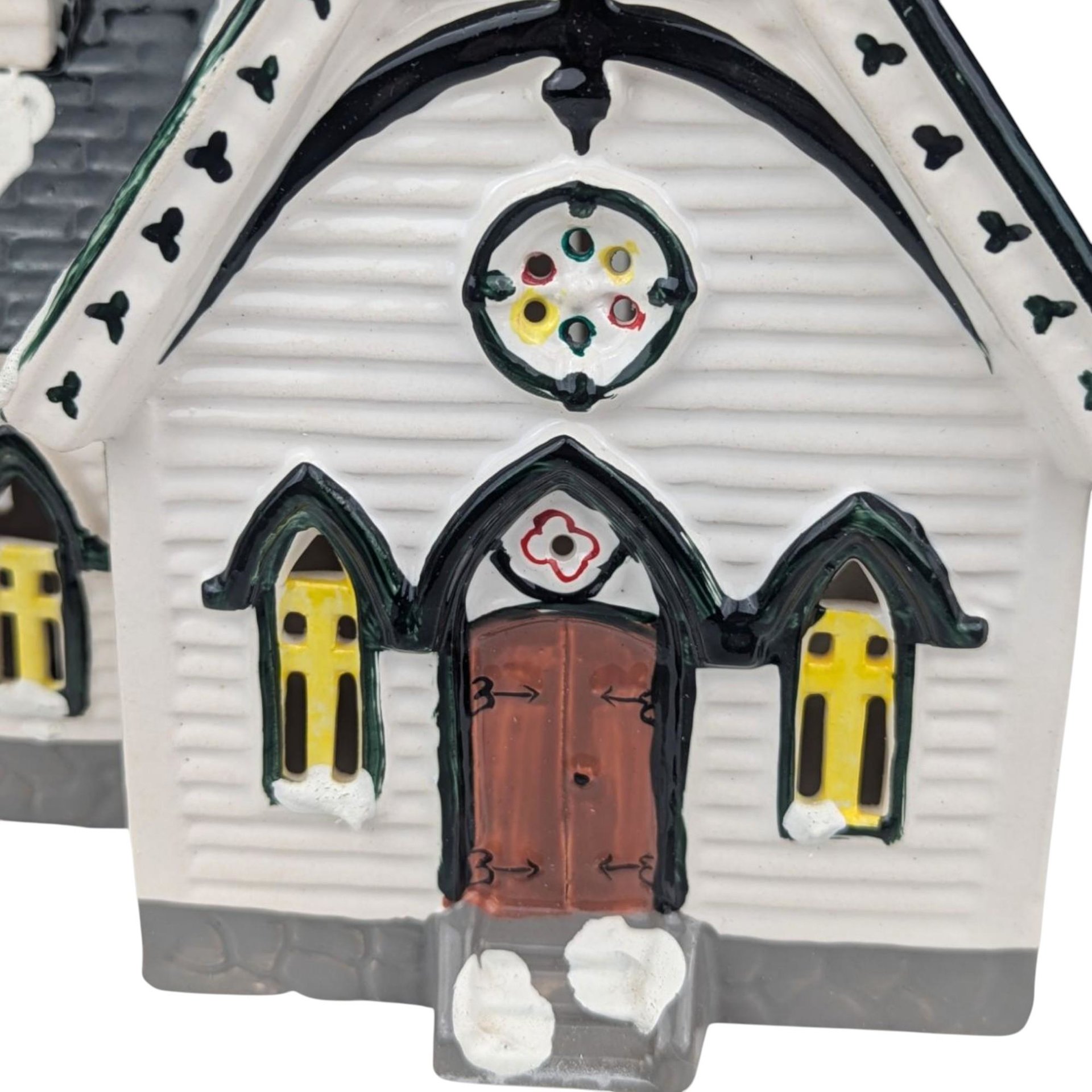 Vintage Dept 56 Snow Village Church: Lighted Christmas Collectible