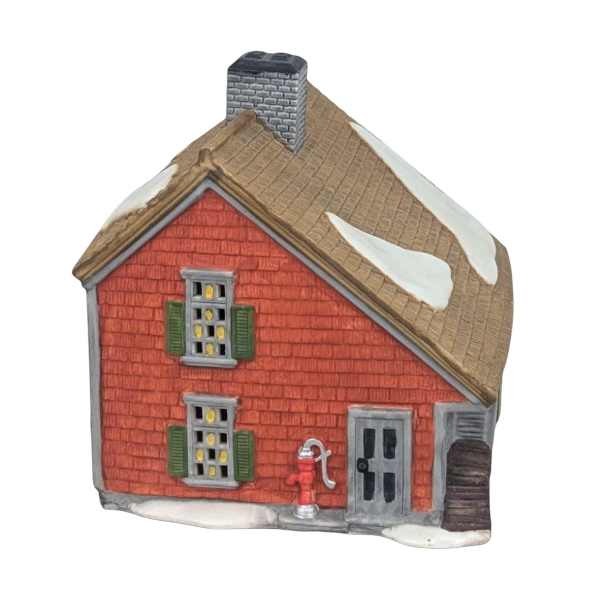 Vintage 1990 Shingle Creek House: Department 56 Heritage Village Building