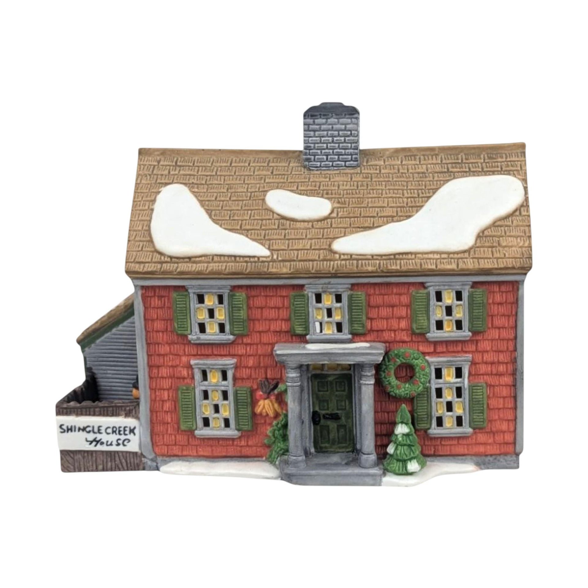 Vintage 1990 Shingle Creek House: Department 56 Heritage Village Building
