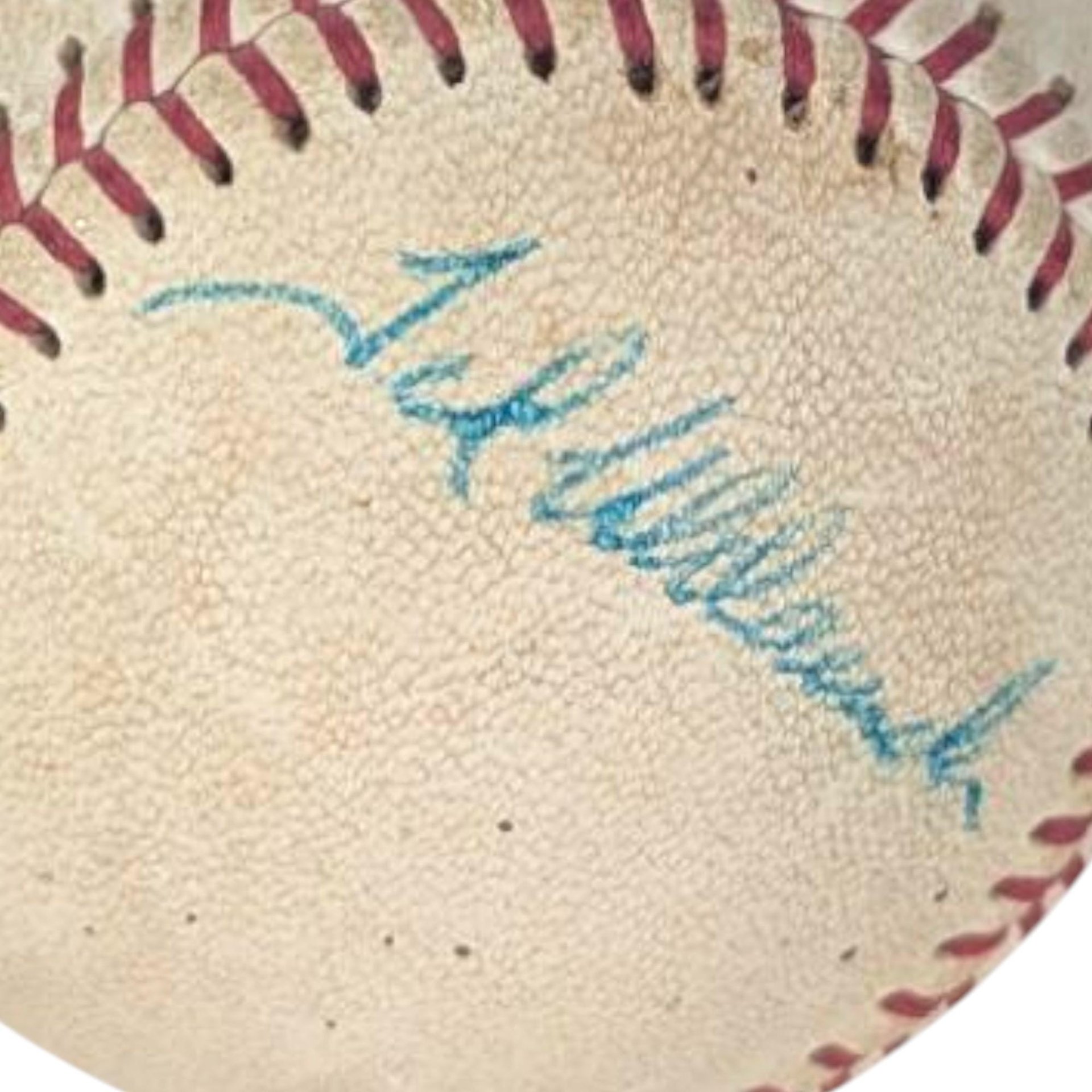 Ted Uhlaender Autographed Baseball: 1970s MN Twins Wilson Little League Collectible