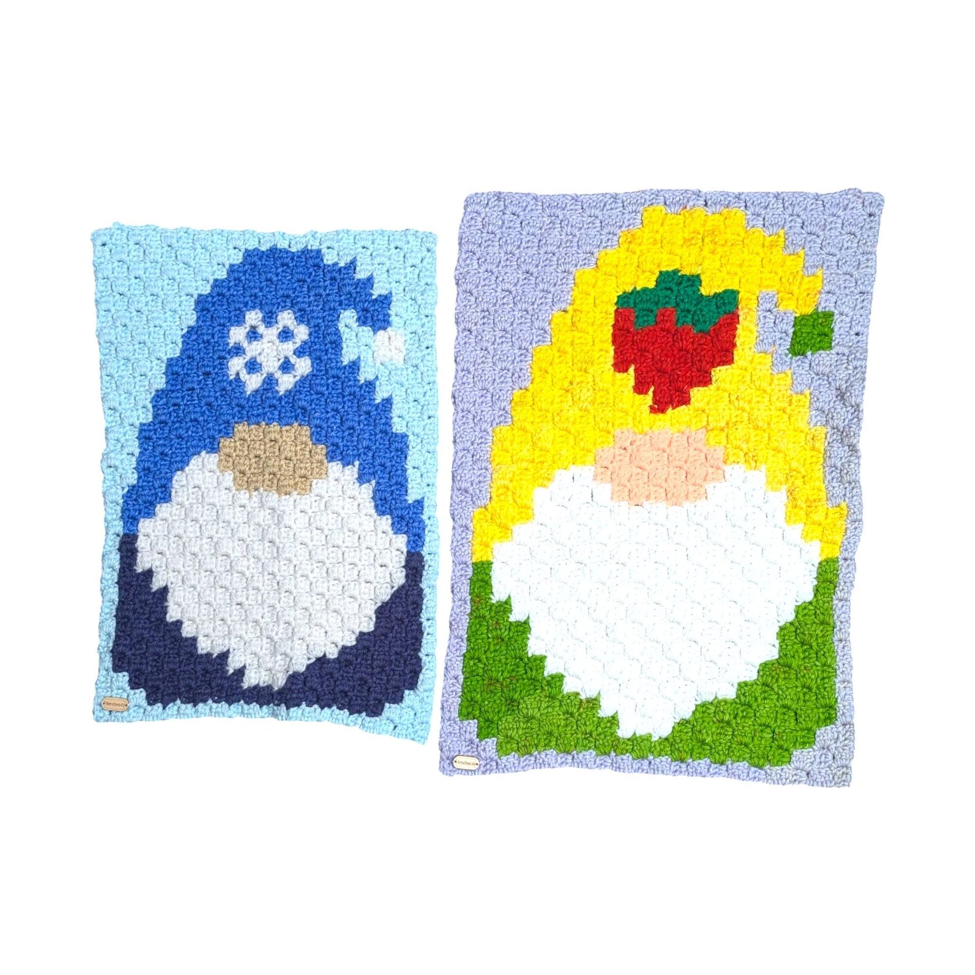 Crochet Gnome Wall Hangings: January & September Decor
