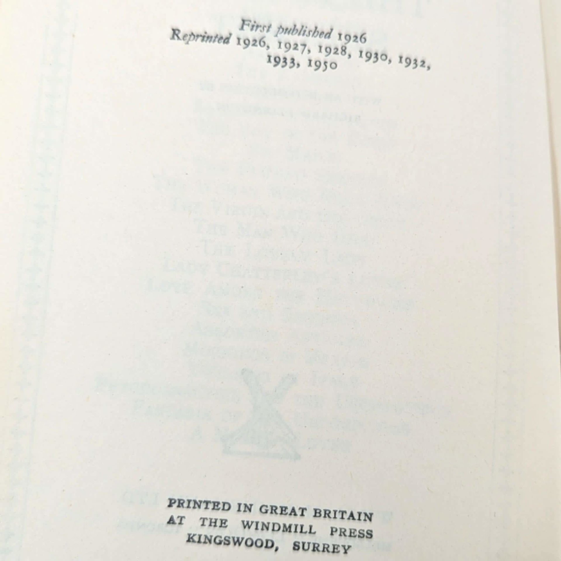 1950 The Plumed Serpent Hardcover: D.H. Lawrence Vintage Novel