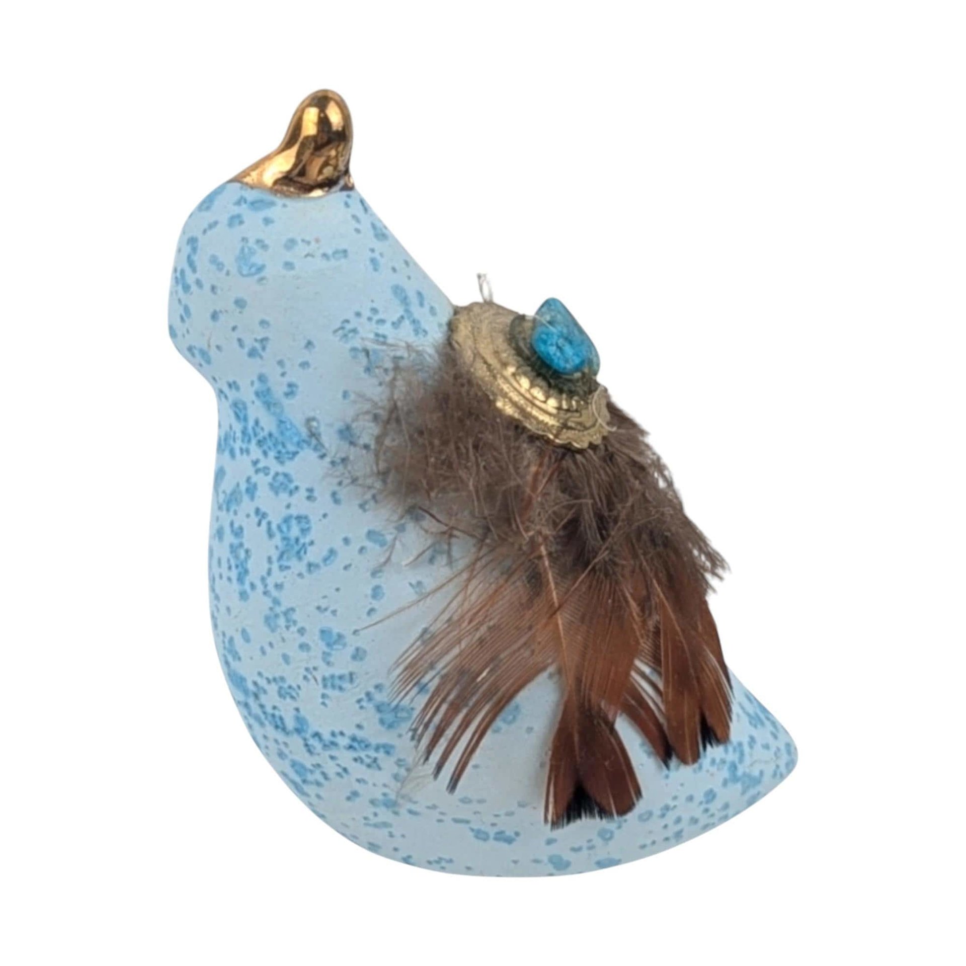 Vintage Ceramic Animal Figurines: Wolf, Bear, Bird, Roadrunner - Southwestern Decor