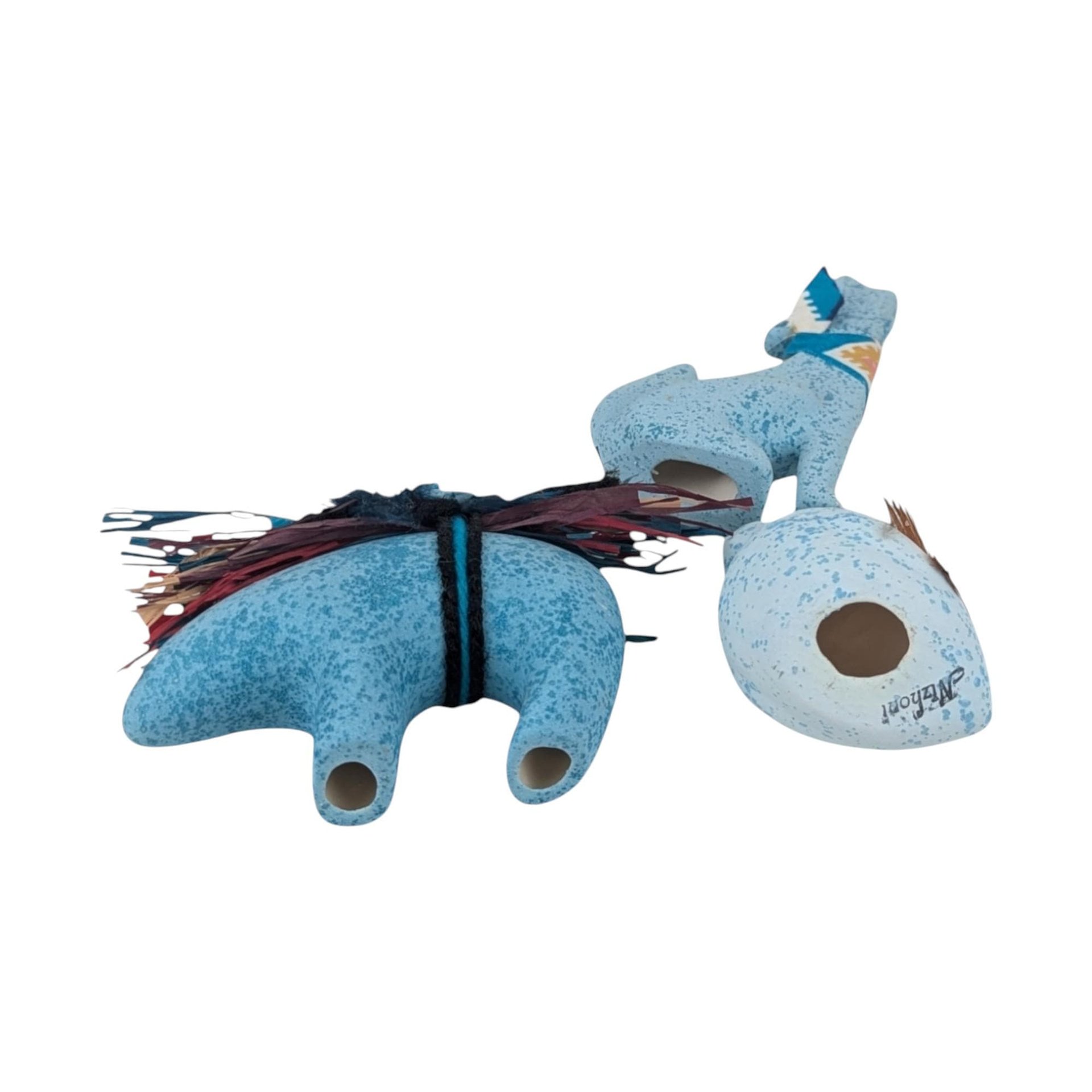 Vintage Ceramic Animal Figurines: Wolf, Bear, Bird, Roadrunner - Southwestern Decor