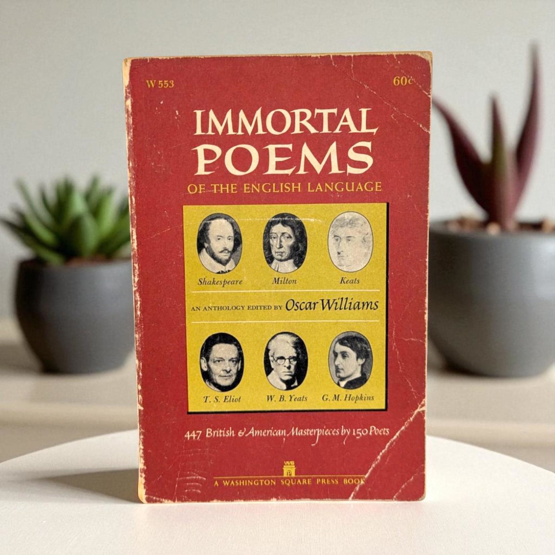 1958 Immortal Poems Anthology: Vintage English Poetry Collection