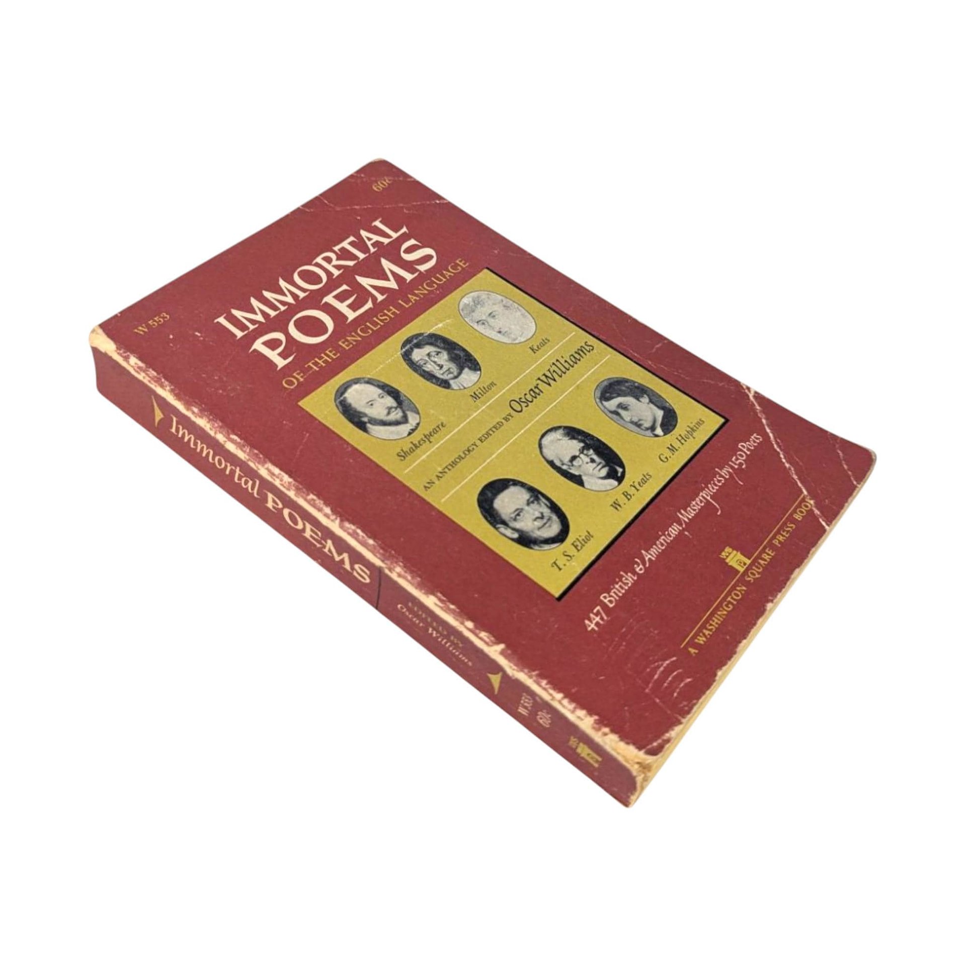 1958 Immortal Poems Anthology: Vintage English Poetry Collection