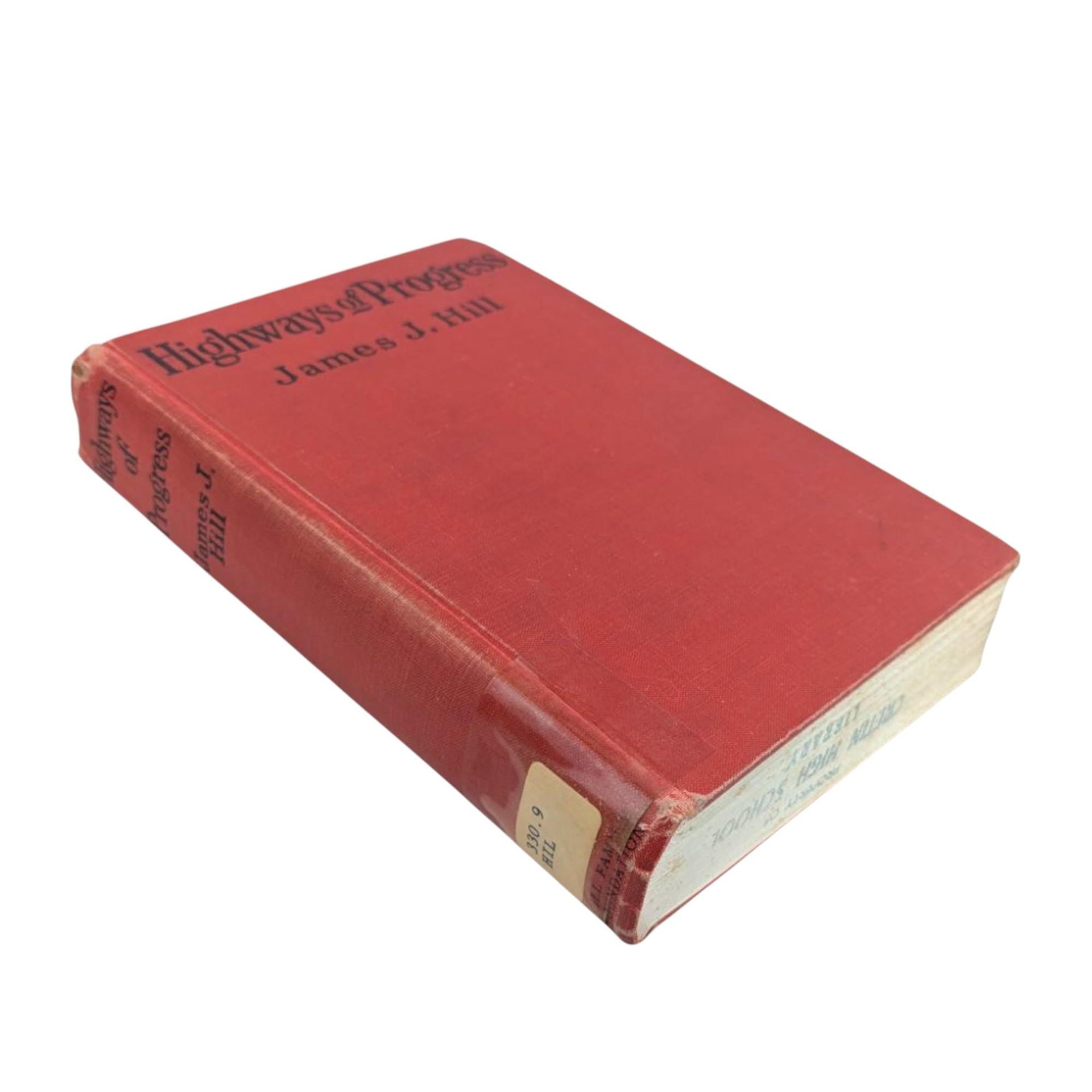 Vintage 1962 'Highways of Progress' Book: James J Hill Railroad Transportation History