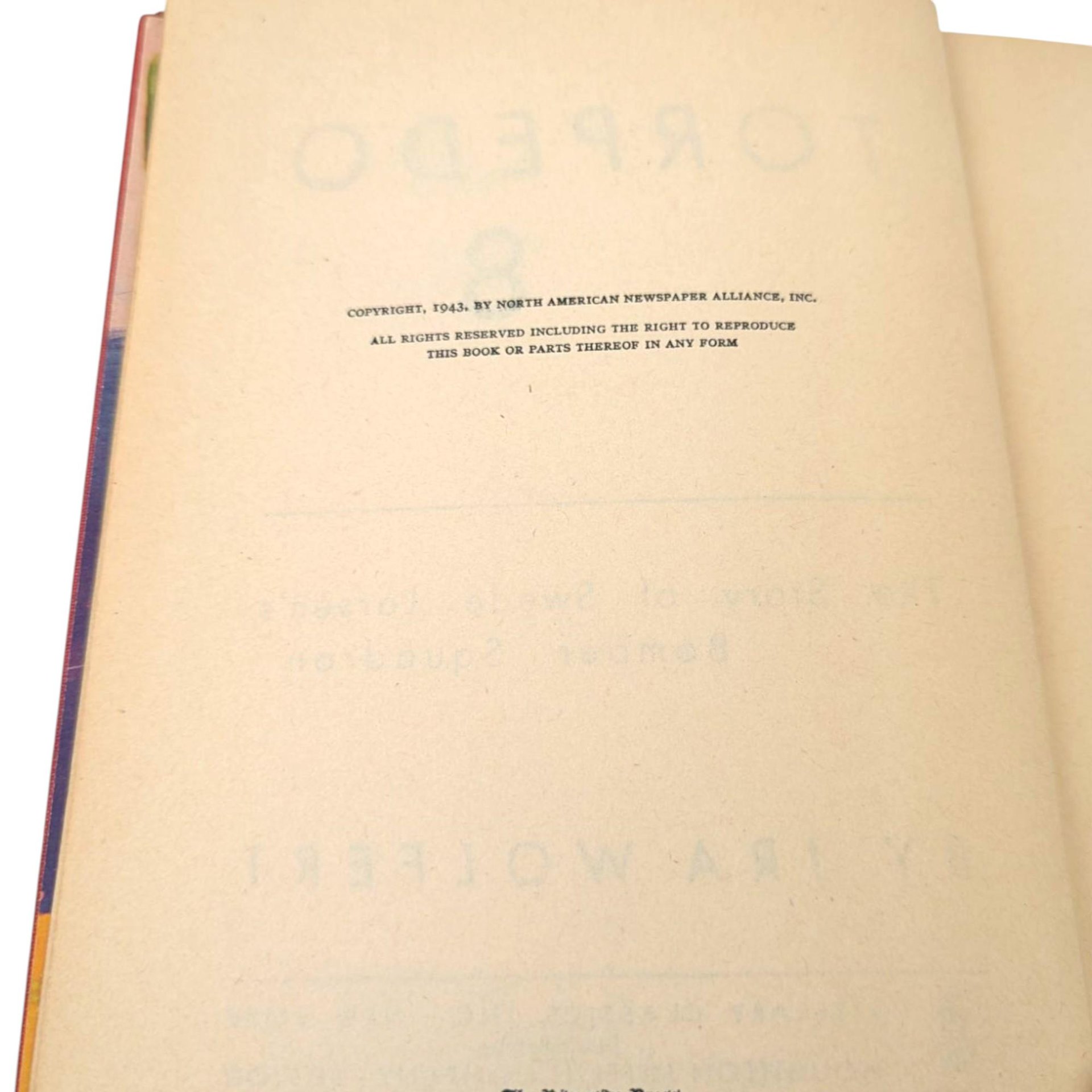 1943 Torpedo 8 Book: WWII Aviation History, Signed with Military Orders