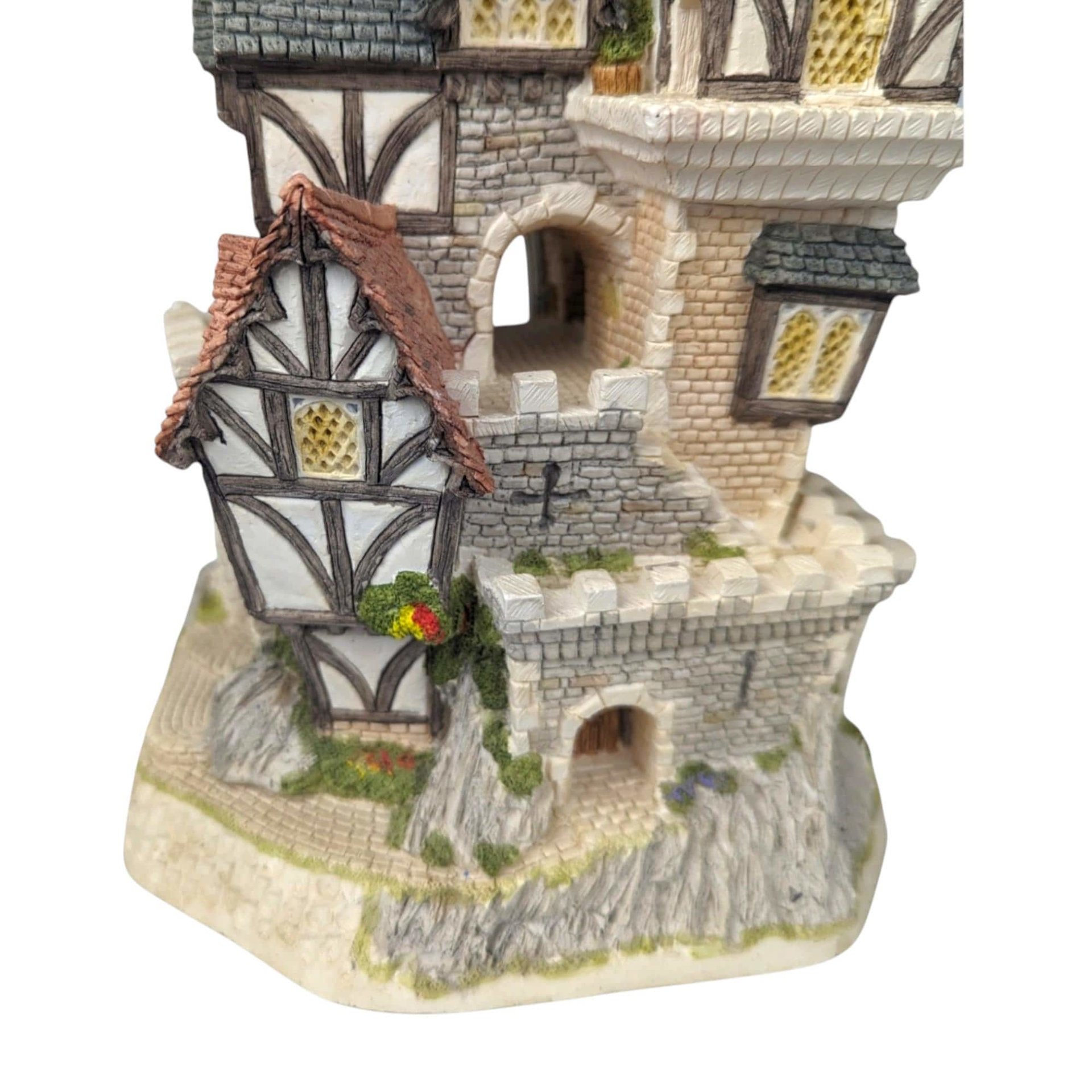 David Winter "Castle in the Air" Figurine: Signed 1991 Fantasy Cottage