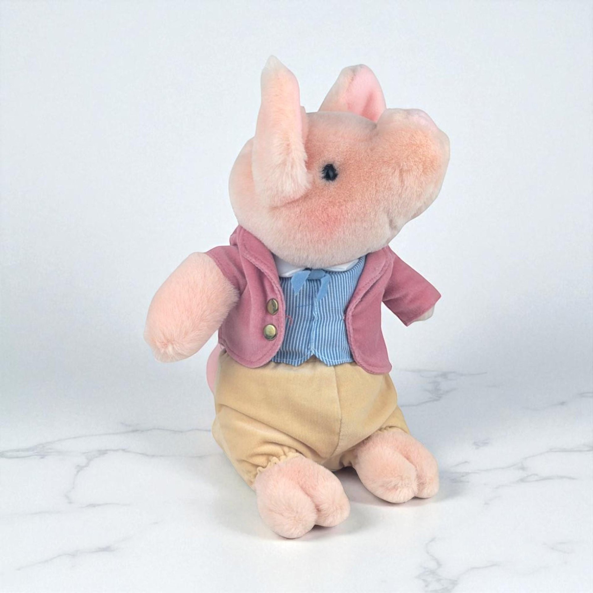 Vintage Beatrix Potter Pigling Bland Plush - Eden Toys Collectible
