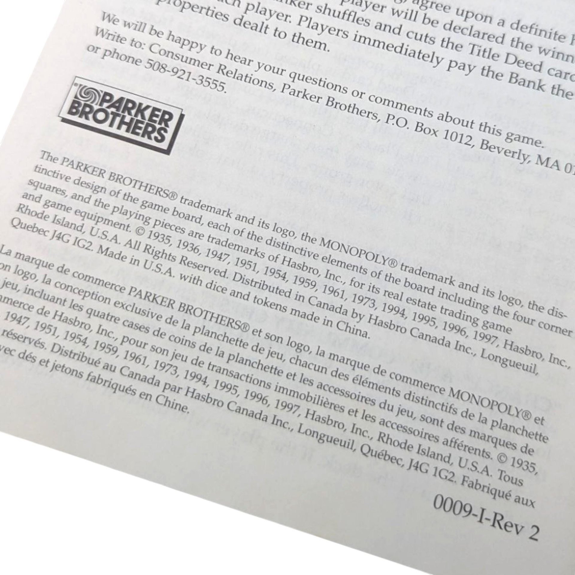 Vintage 1997 Monopoly Game: Complete Classic Family Board Game