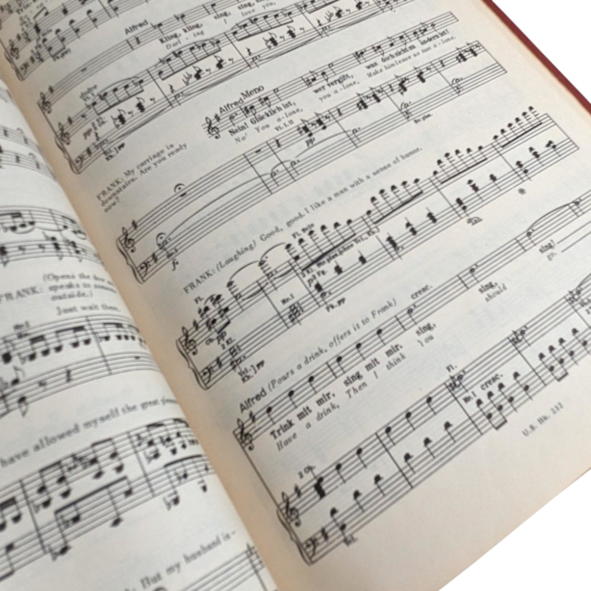 Vintage 1951 Fledermaus Vocal Score: Johann Strauss Metropolitan Opera Sheet Music