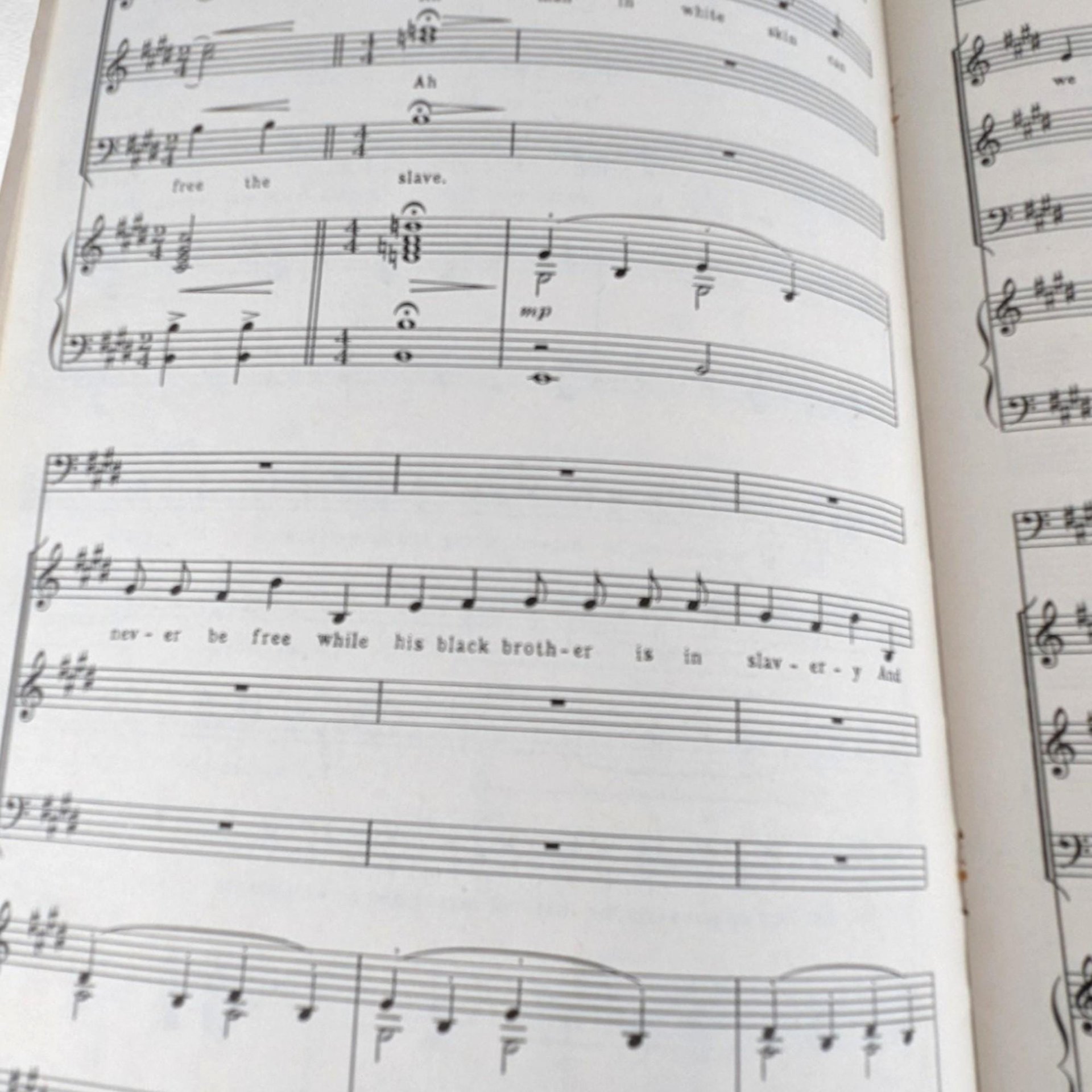 Vintage Earl Robinson Sheet Music: Ballad for Americans Choral Cantata