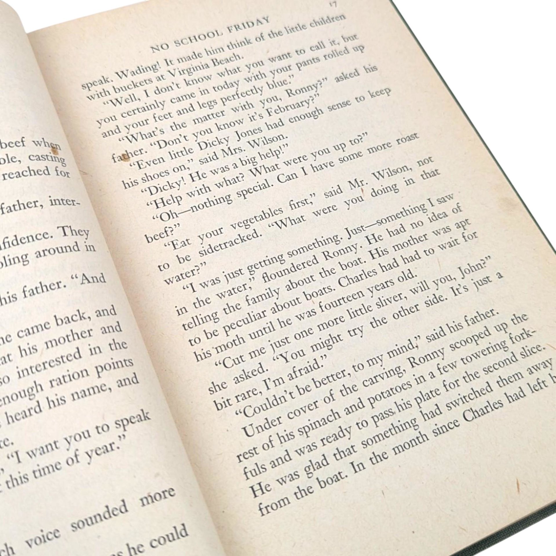 Vintage 1945 No School Friday Hardcover: Mid-Century Children's Book