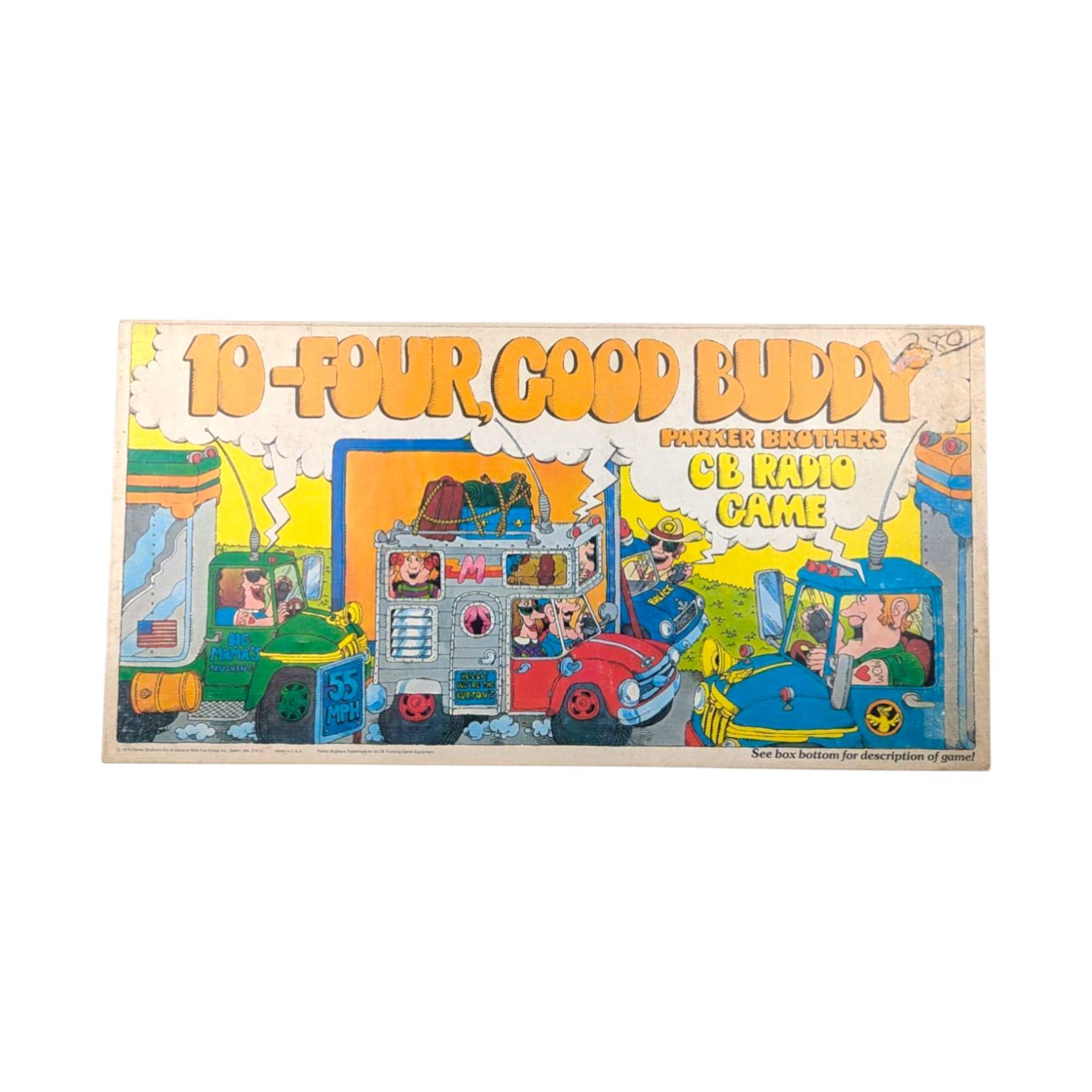 Vintage 1976 CB Radio Board Game: 10-Four Good Buddy, Parker Brothers