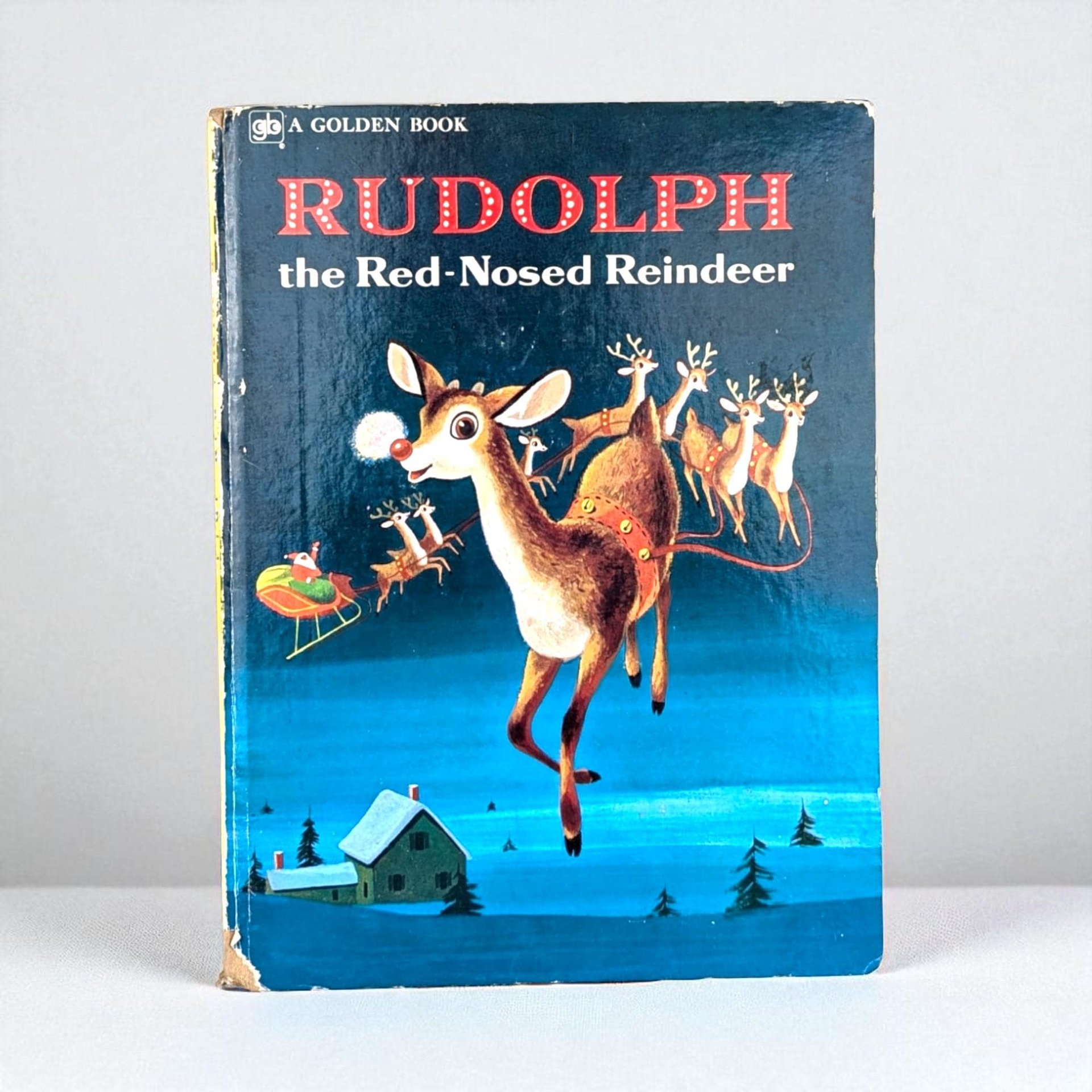 Vintage Rudolph Book: 1979 Hardcover, Illustrated by Richard Scarry