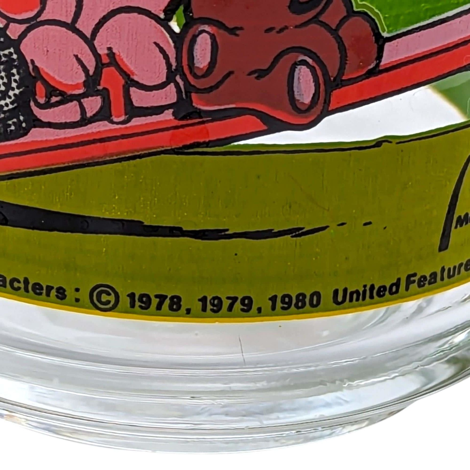 Vintage Garfield Glass Mug Set: 1978 Collectible Cartoon Glasses
