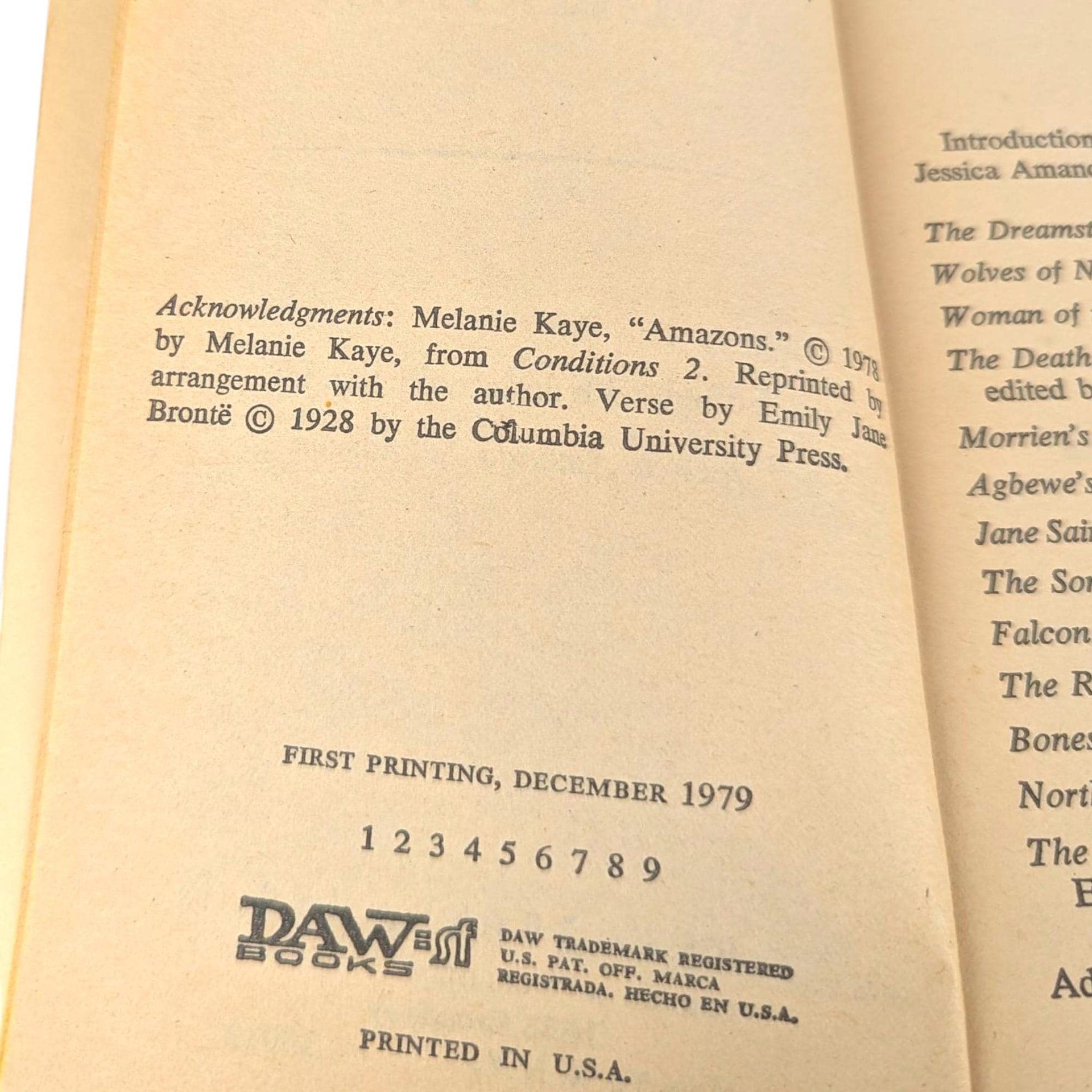 Vintage 1979 Amazons! Anthology: Feminist Sci-Fi, Heroic Fantasy