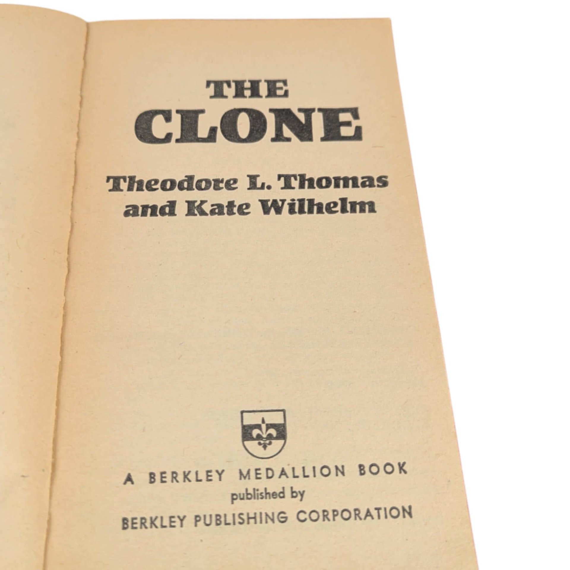Vintage 1965 The Clone Paperback: Nebula Award Nominee Sci-Fi Novel