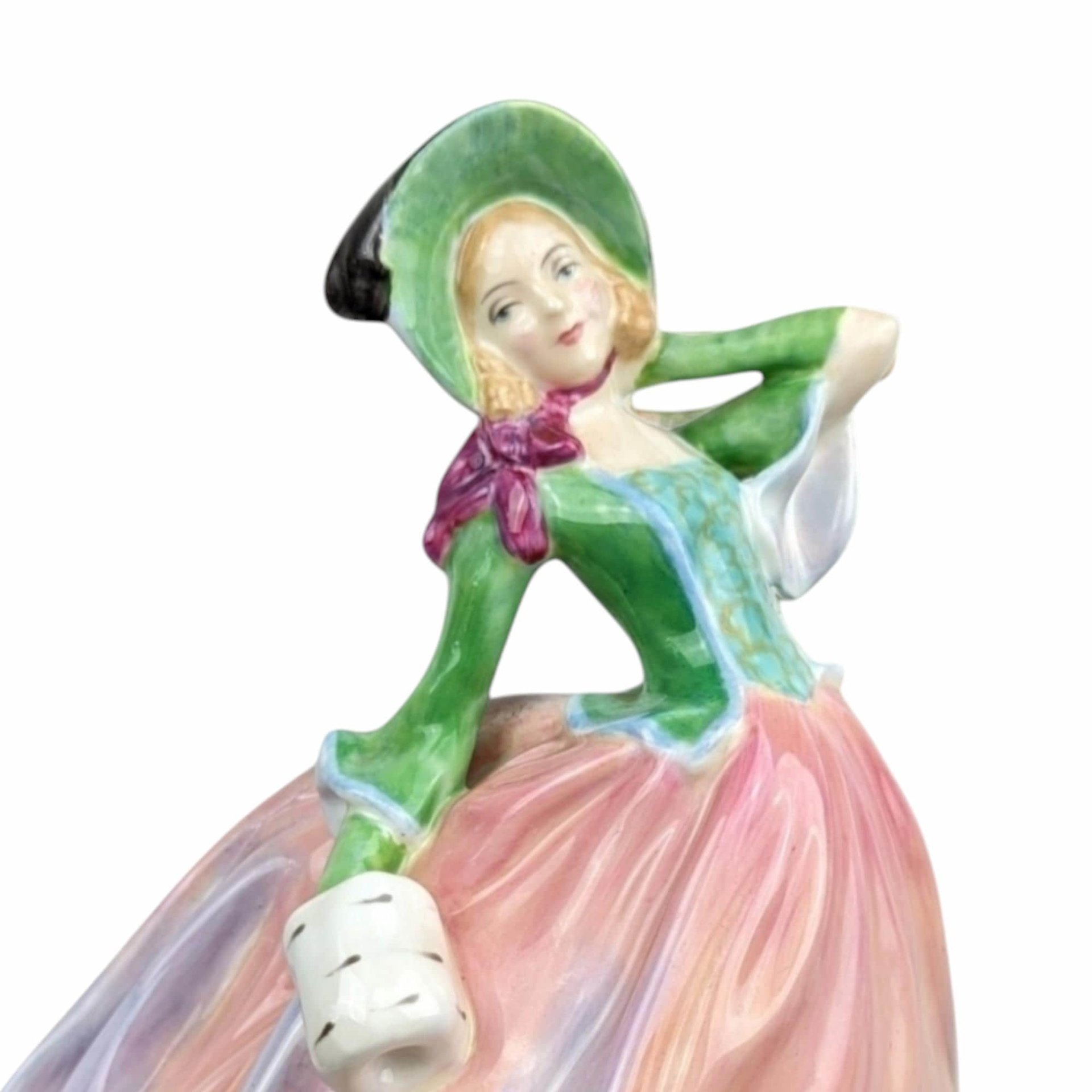 Vintage Royal Doulton Figurine: Autumn Breezes HN 1911 Porcelain Collectible