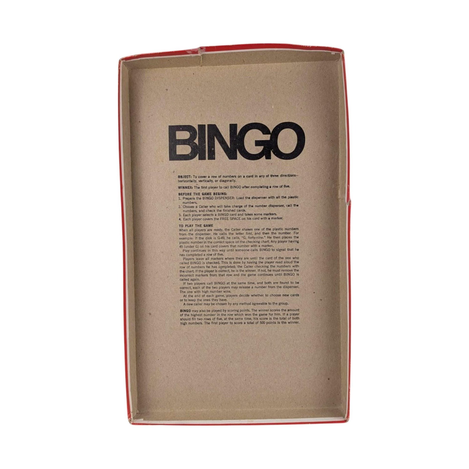 Vintage Whitman Bingo Game Set: 40 Cards, Ephemera Supplies