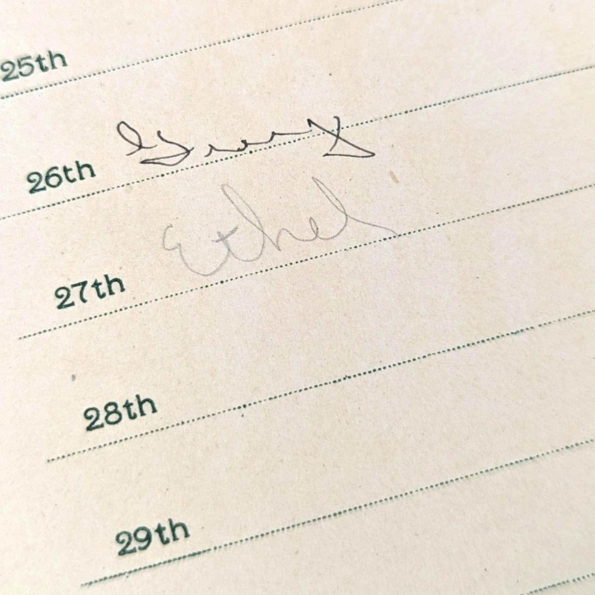 Antique 1904 "Happy Days" Birthday Book: Illustrated Shakespeare Gift Book