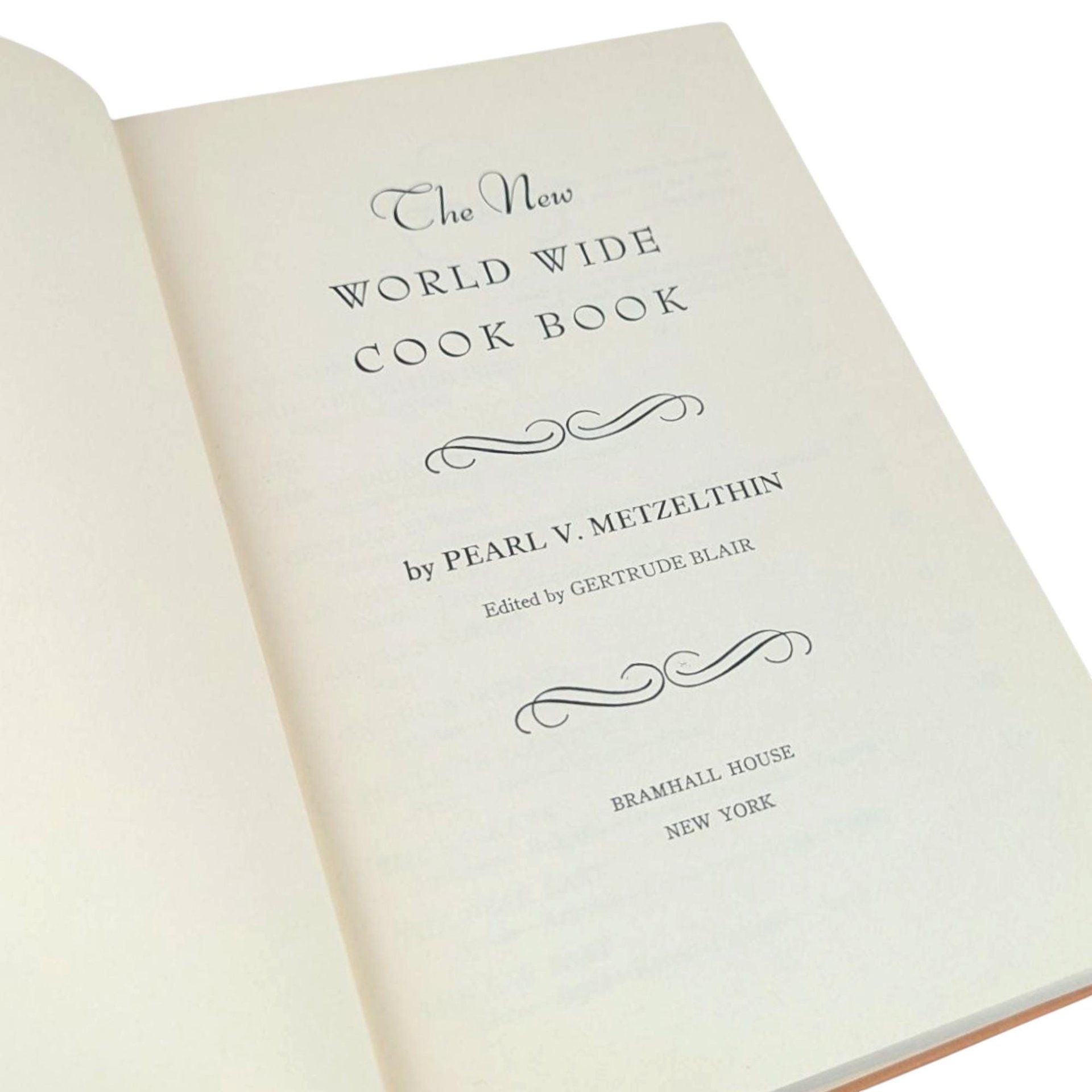 1939 The New World Wide Cook Book: Vintage International Recipes