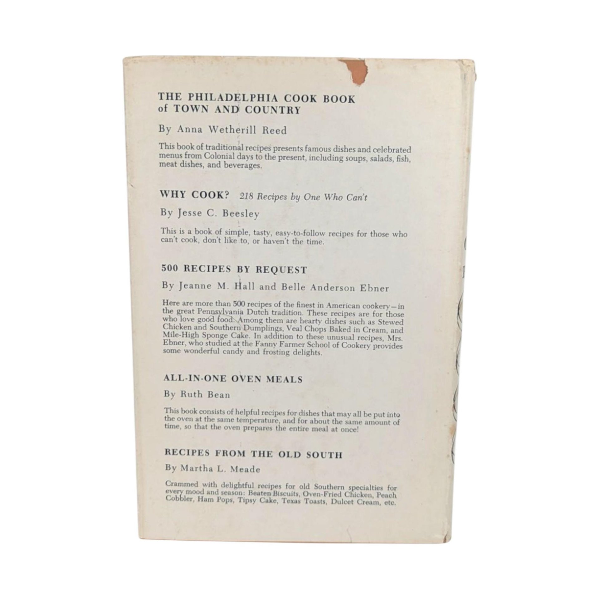 1939 The New World Wide Cook Book: Vintage International Recipes