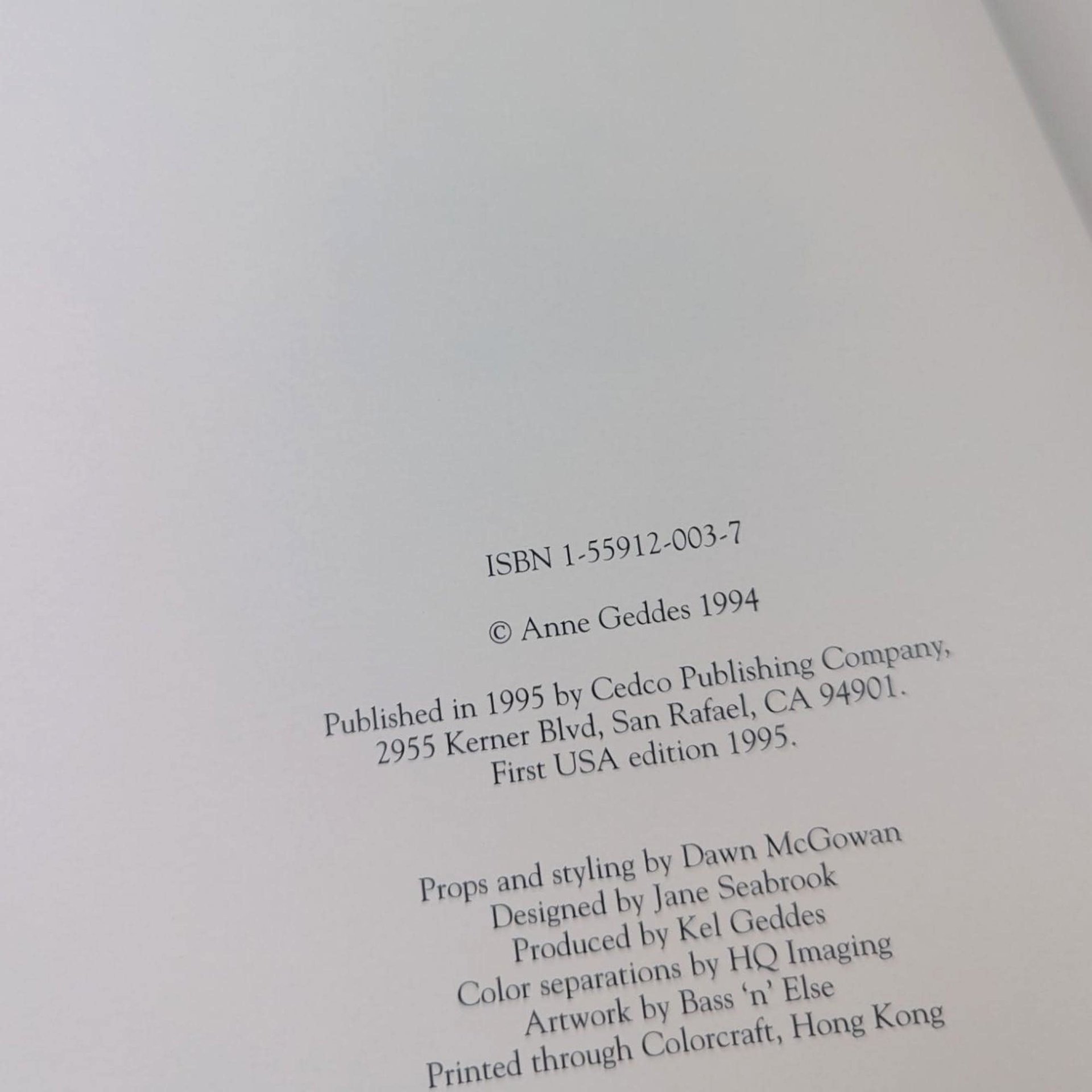 Anne Geddes 'The Twelve Days of Christmas' Book: Collectible Baby Photography