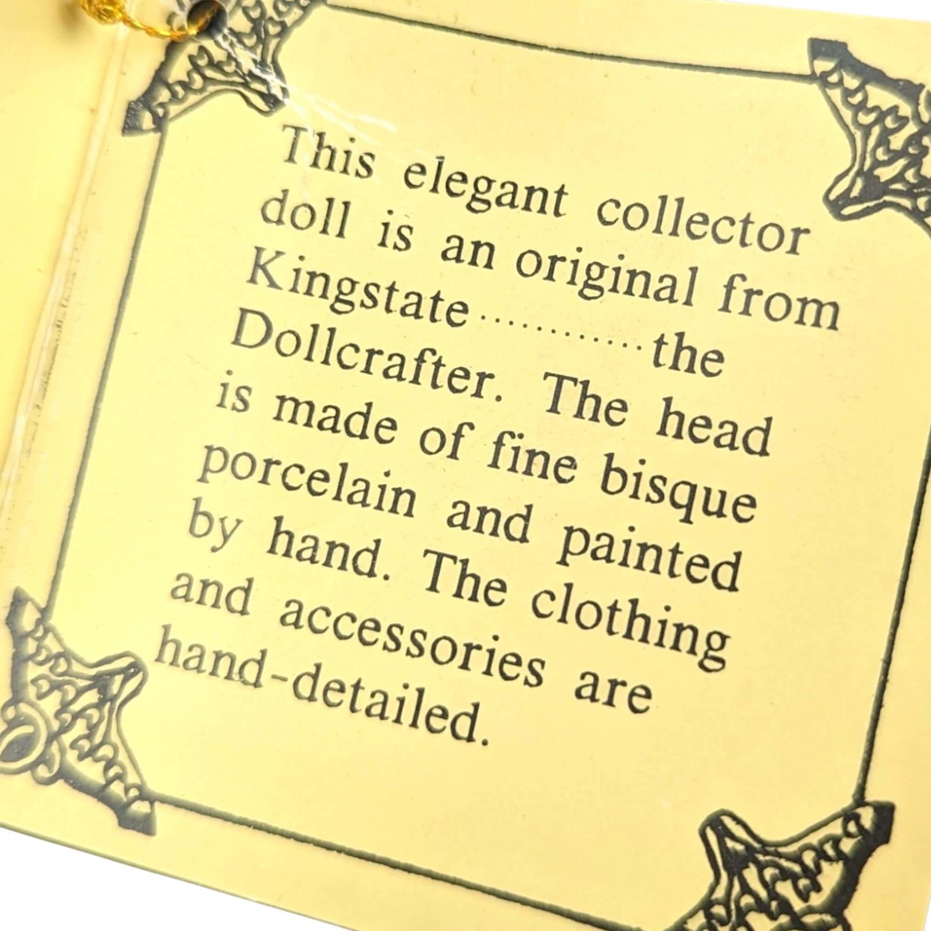 Vintage Kingstate Porcelain Harlequin Doll: 17.5" Collectible Jester