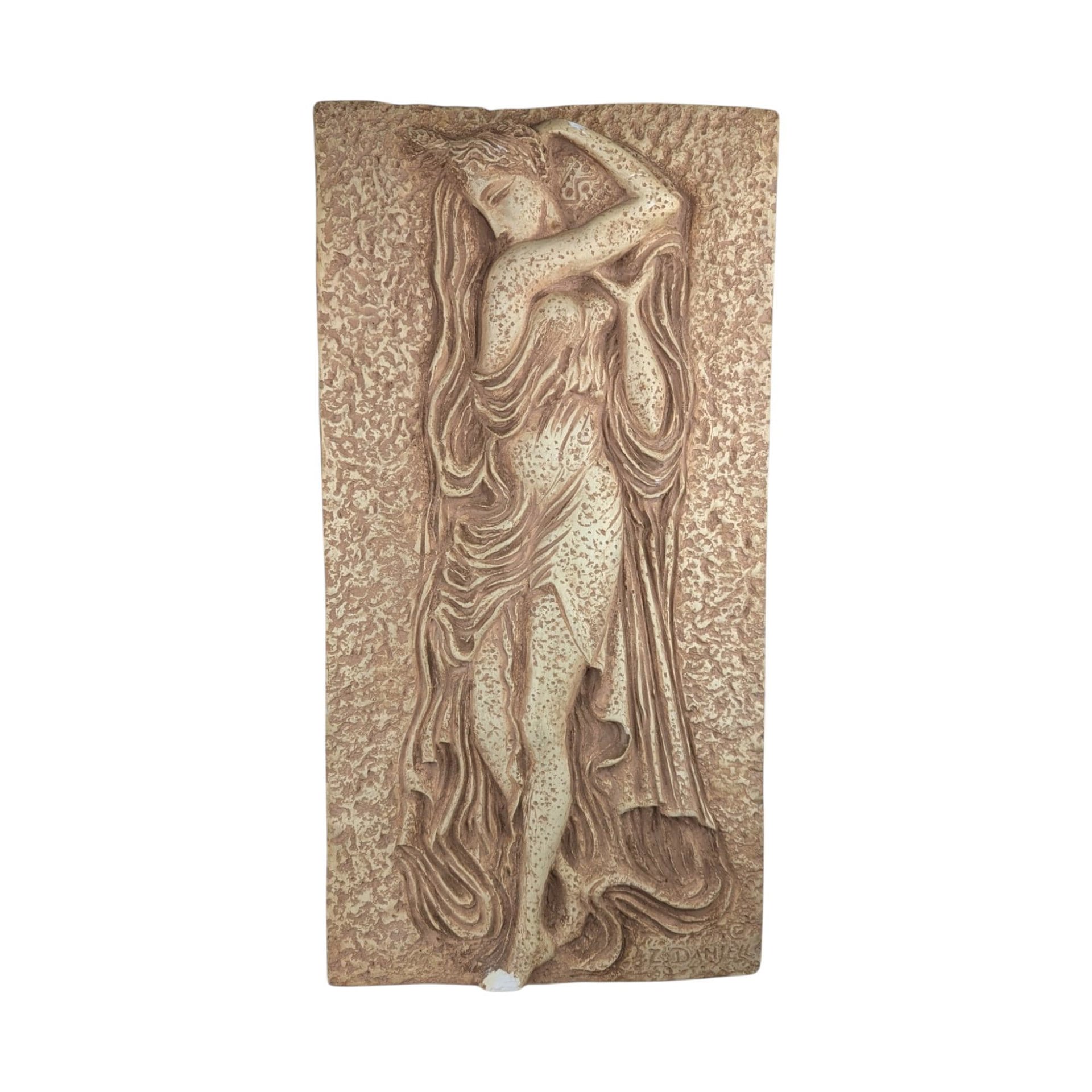 Vintage Greek Goddess Wall Plaques: Z. Danjell Creations, Classical Art