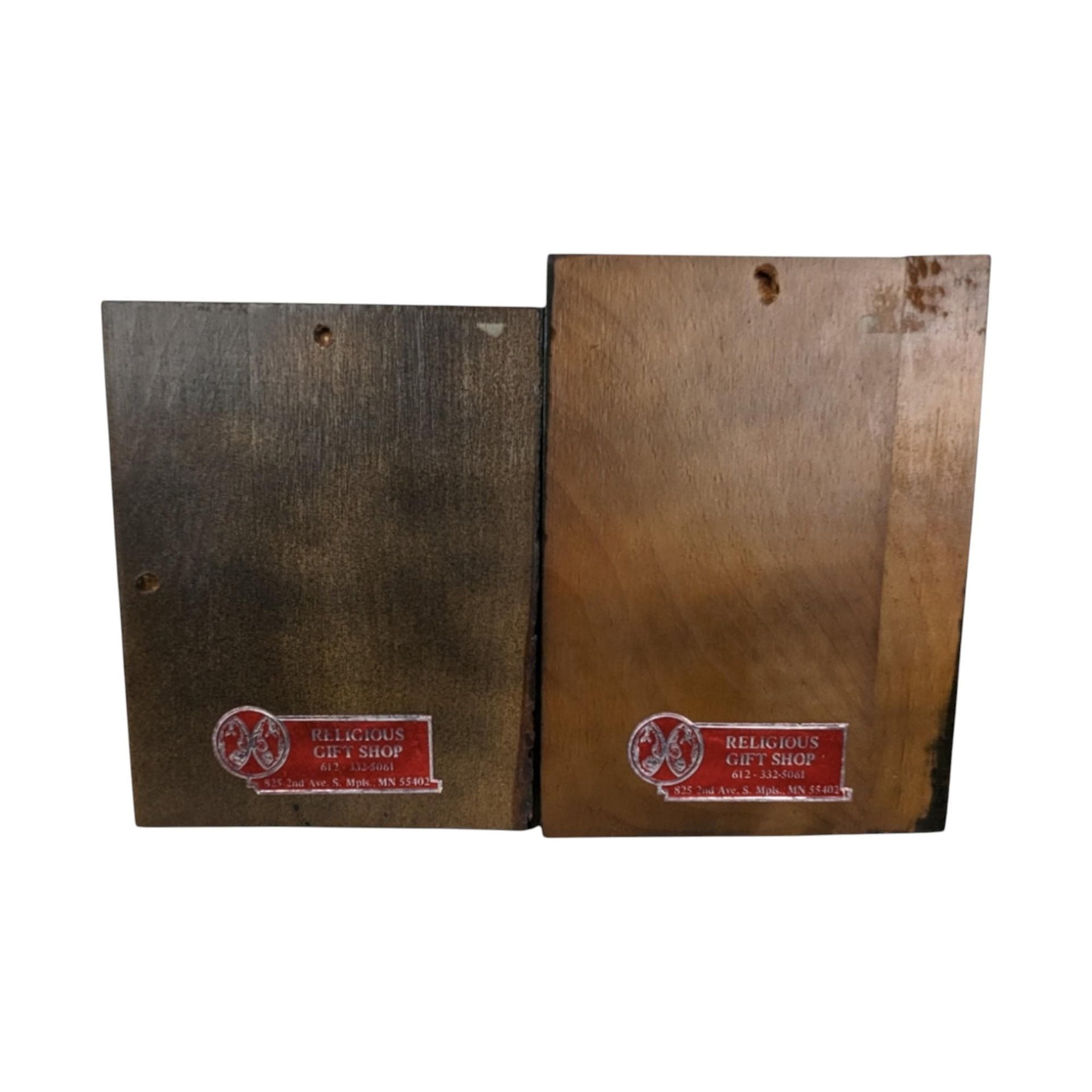 Vintage Wood Wall Plaques: Psalms & Peter, Children's Religious Decor