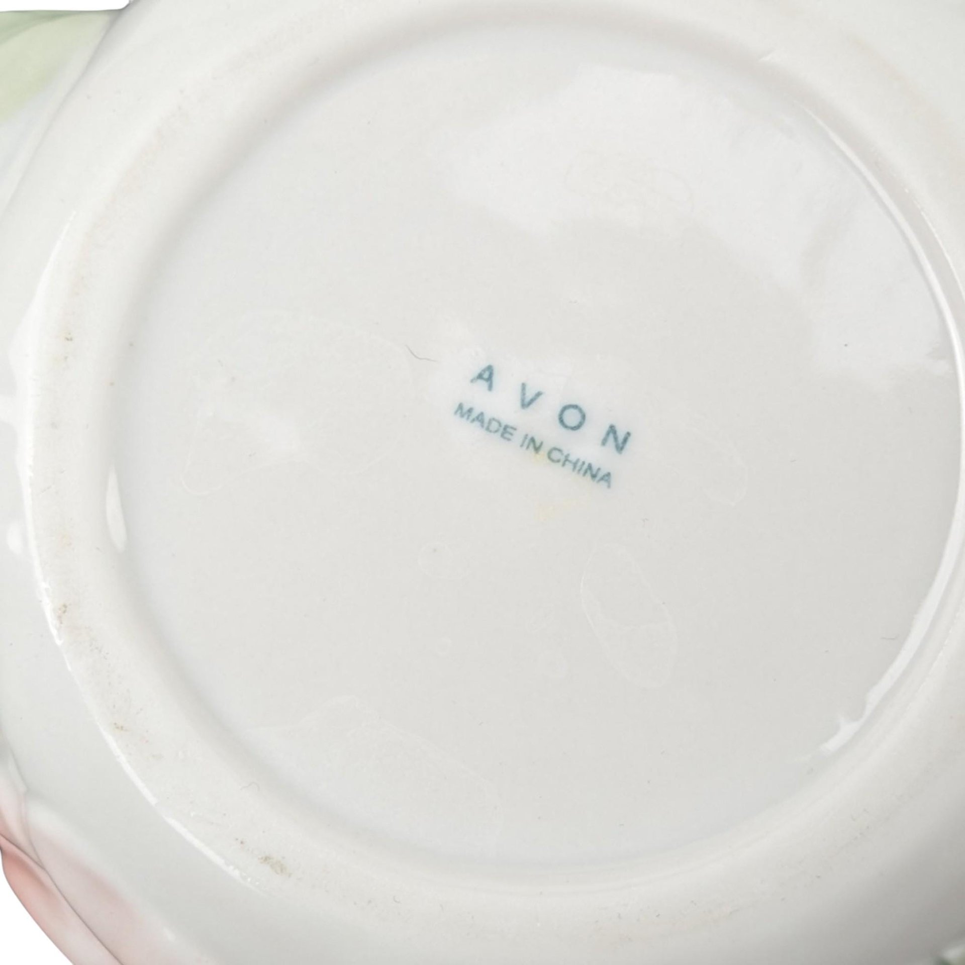 Vintage Avon Cherub Teapot: Porcelain Rose Angel Teapot