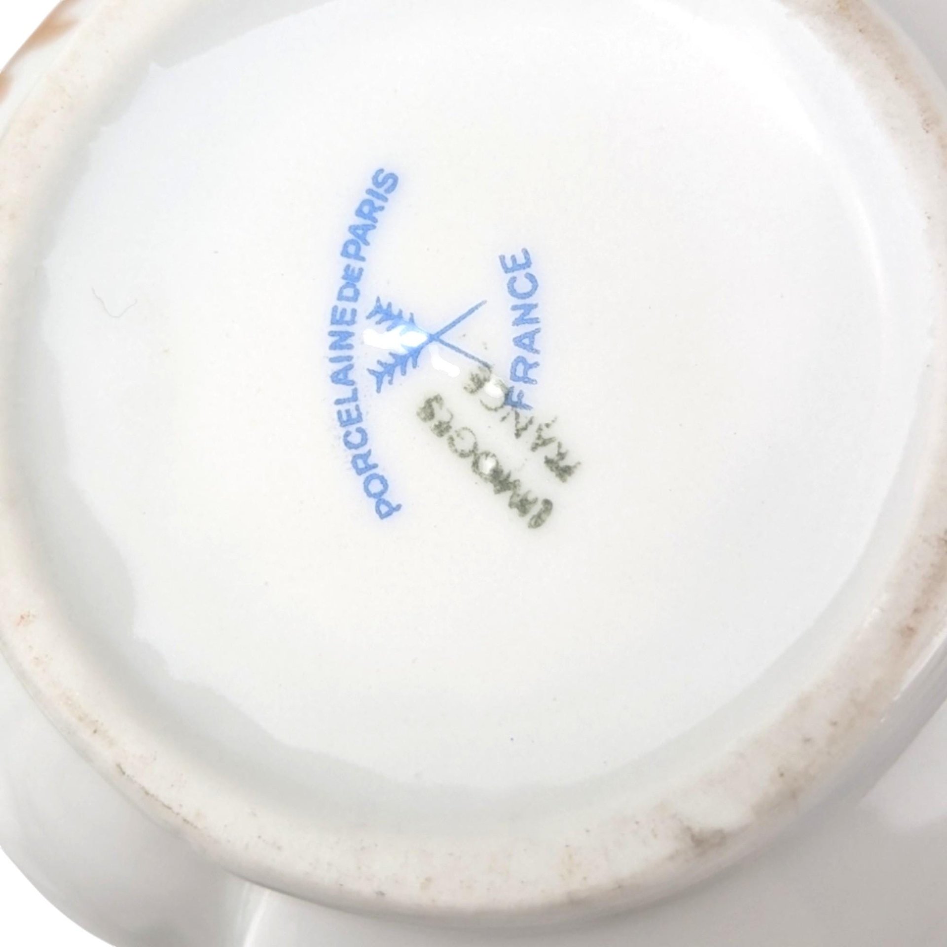 Vintage Limoges Porcelain Bird Baskets: Cardinal & Blue Jay Pair