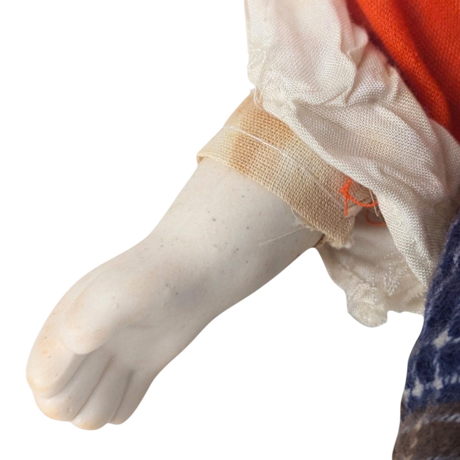 Vintage Sitting Clown Doll: Plaid Pants, Collectible Decor