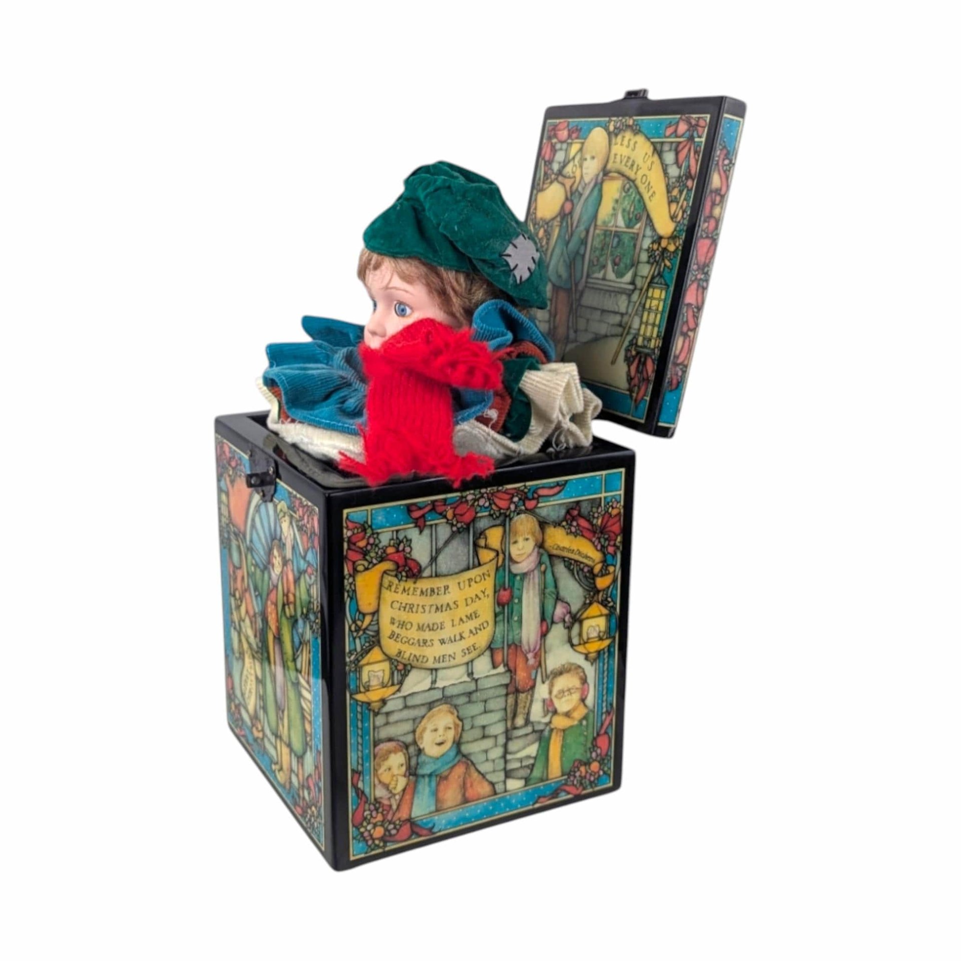 Enesco Tiny Tim Music Box: "We Wish You a Merry Christmas" - Limited Edition