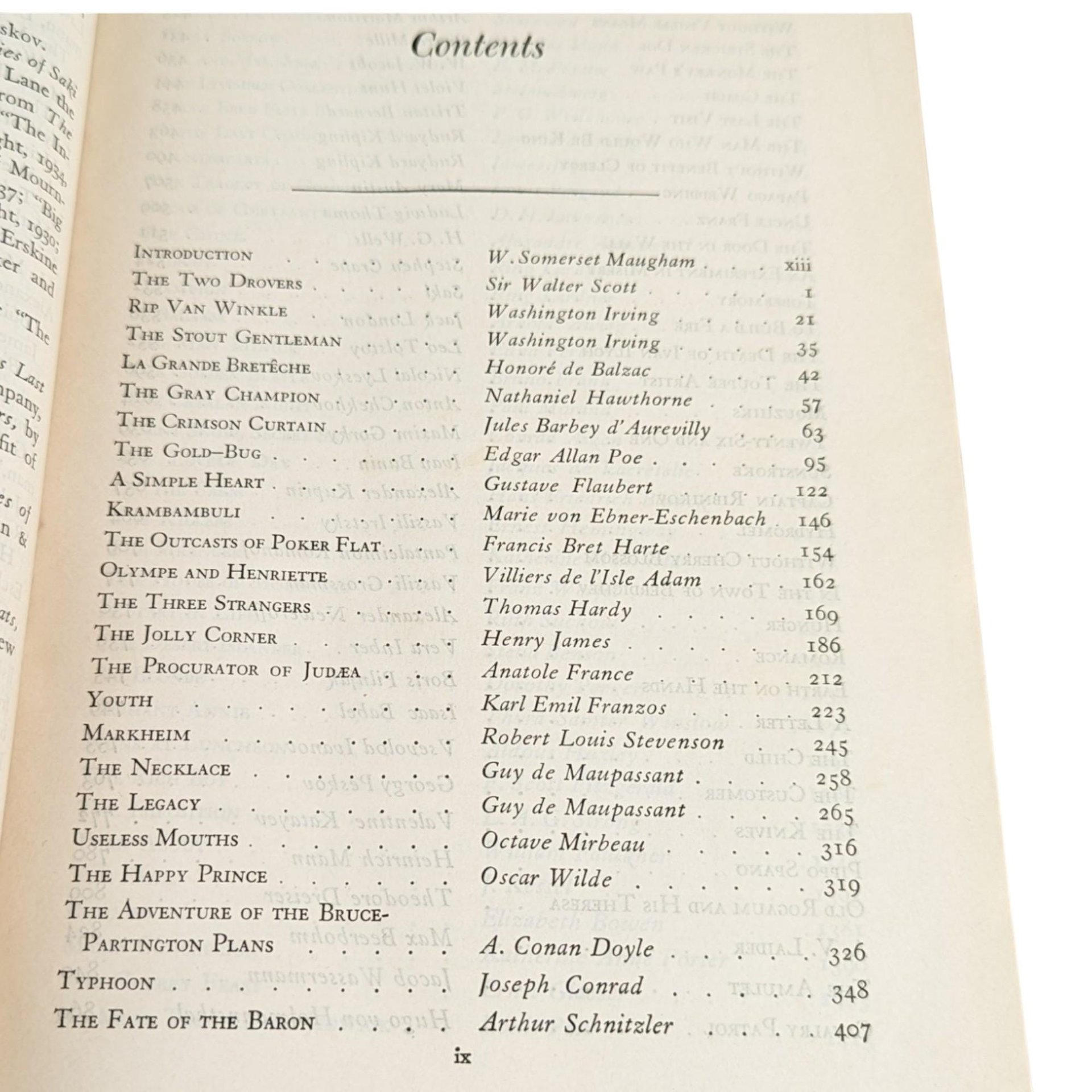 Vintage 1939 "Tellers of Tales" Book: W. Somerset Maugham Short Story Anthology