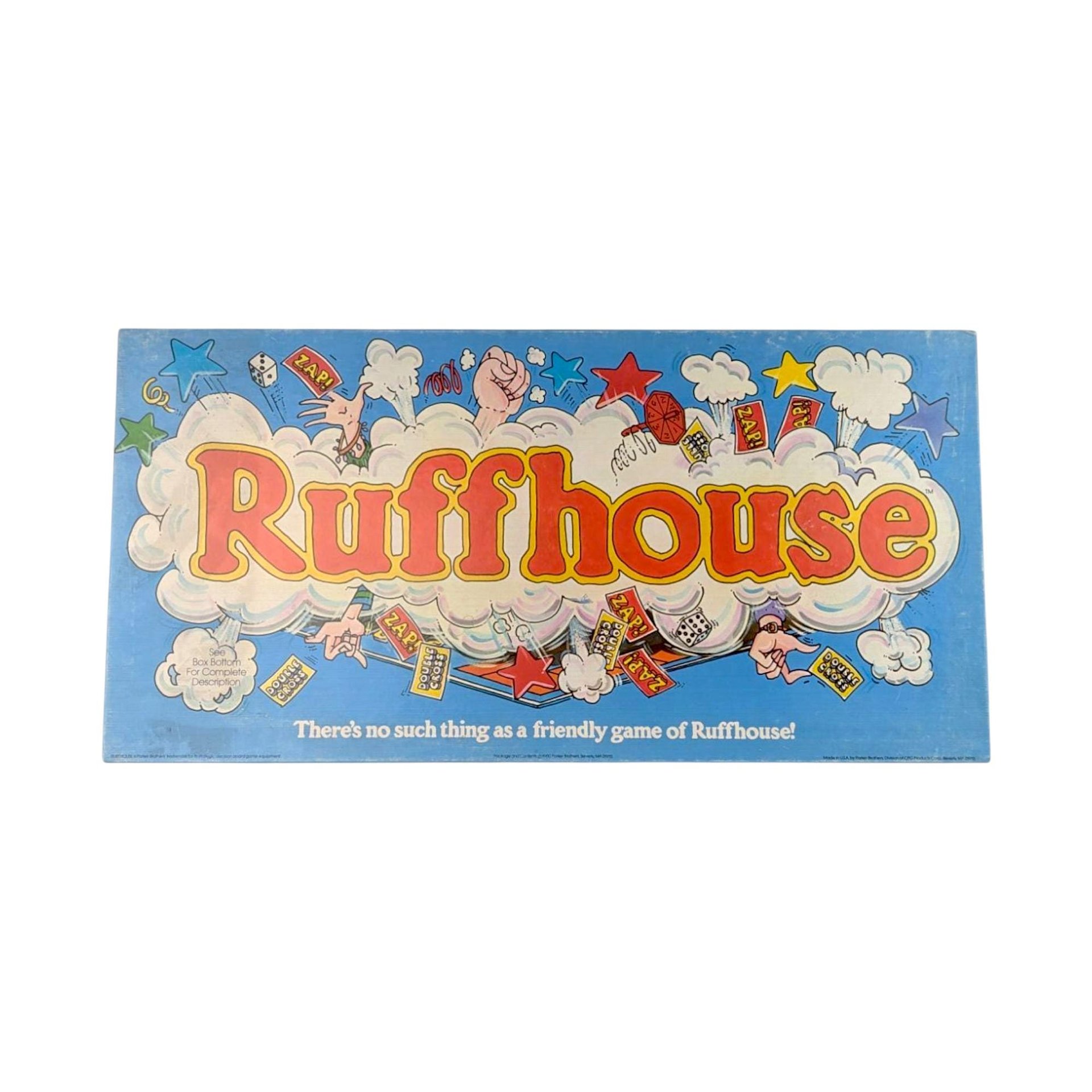 Vintage Ruffhouse Board Game: 1980s Parker Brothers Family Game Night