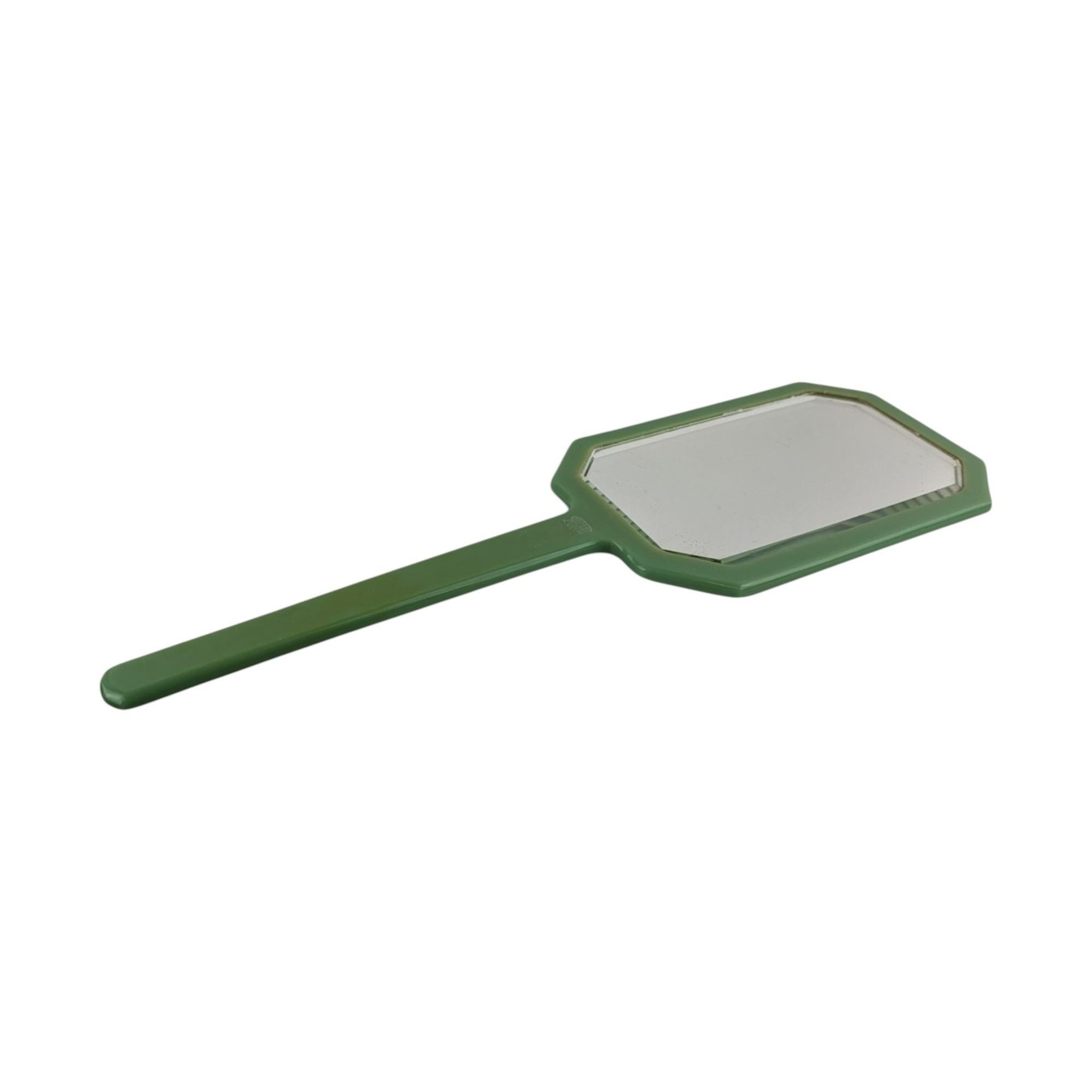 Vintage Lucite & Celluloid Hand Mirror Pair: Imperfect Vanity Decor