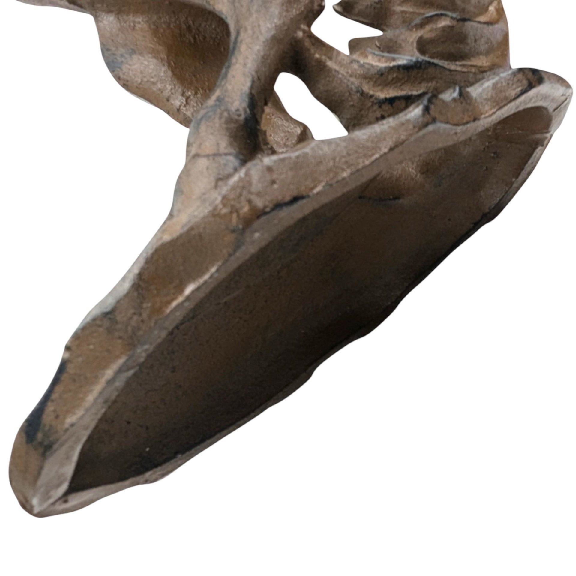 Vintage Cast Iron Rearing Horse Statue: Equestrian Farmhouse Decor