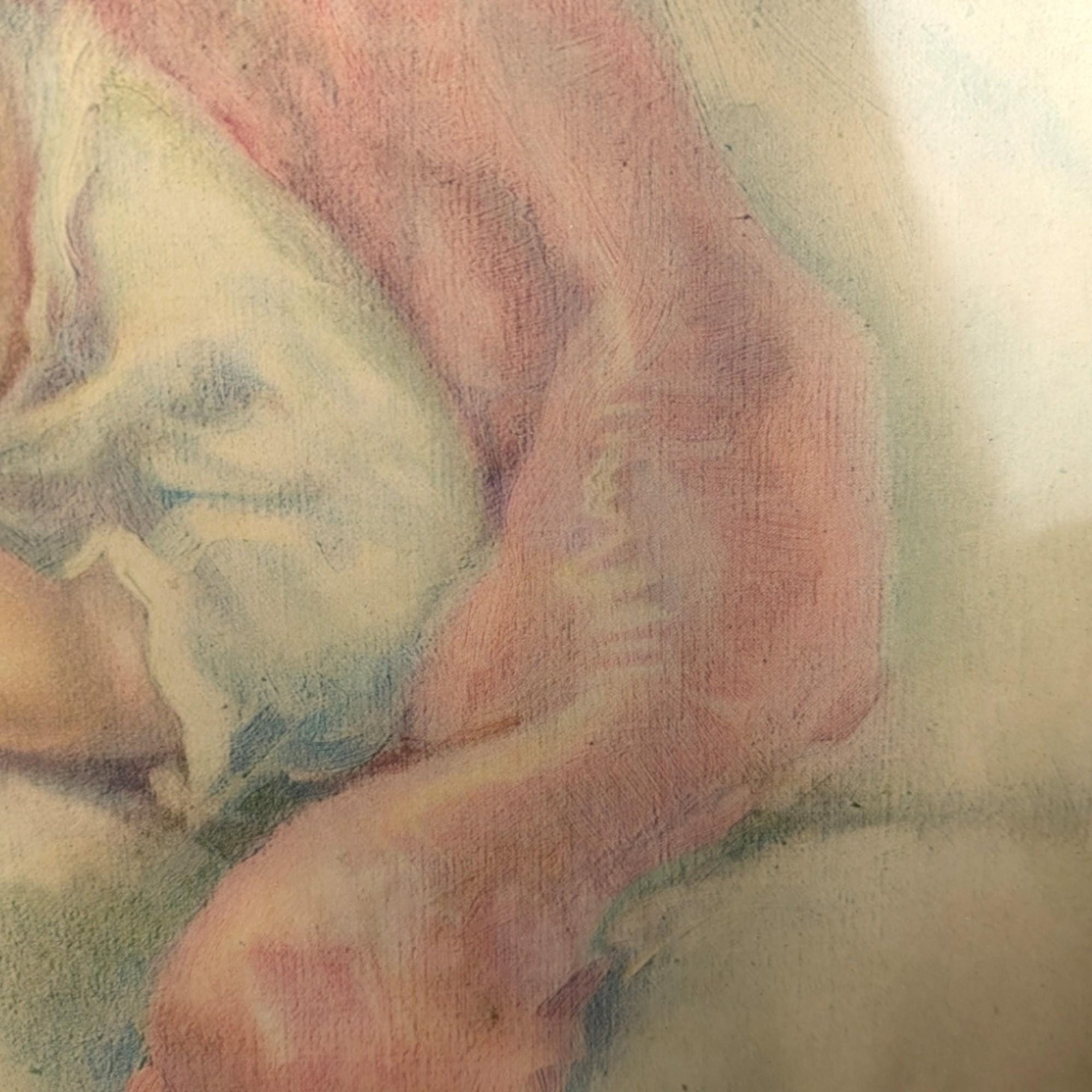 Vintage Bessie Pease Gutmann Baby Print: Framed Nursery Wall Art