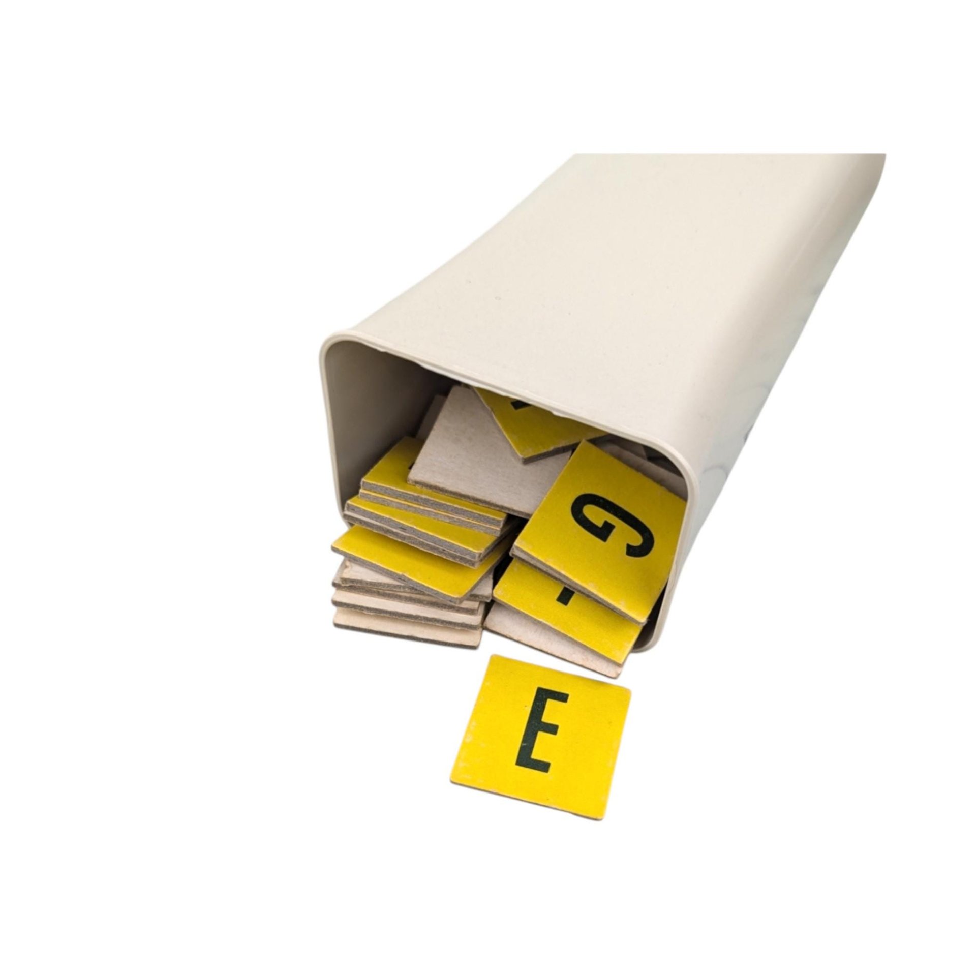 Vintage 1958 Scrabble for Juniors Game: Selchow & Righter Children's Crossword Game